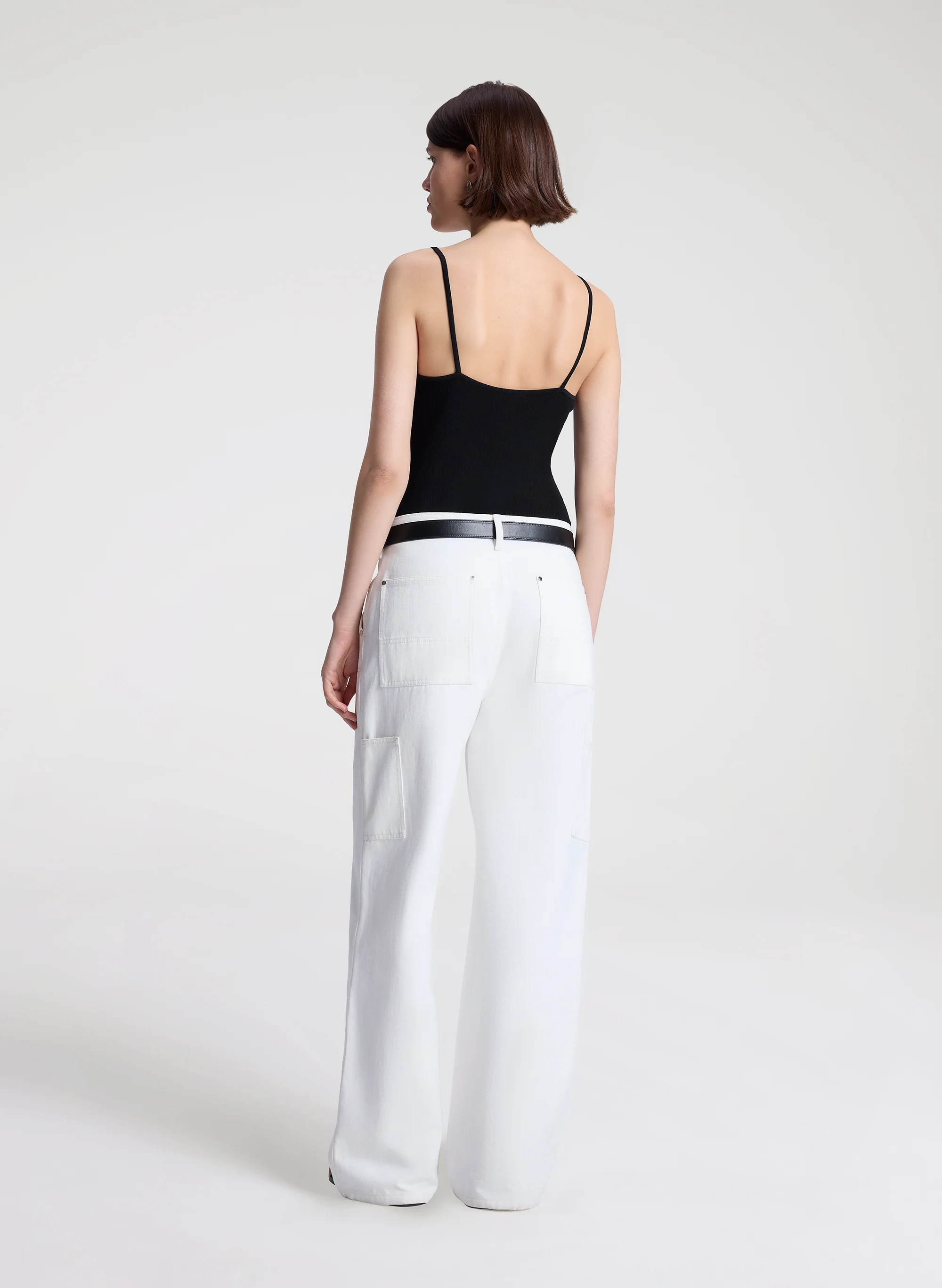 Alba Silk Knit and Lace Camisole Top - Image 5