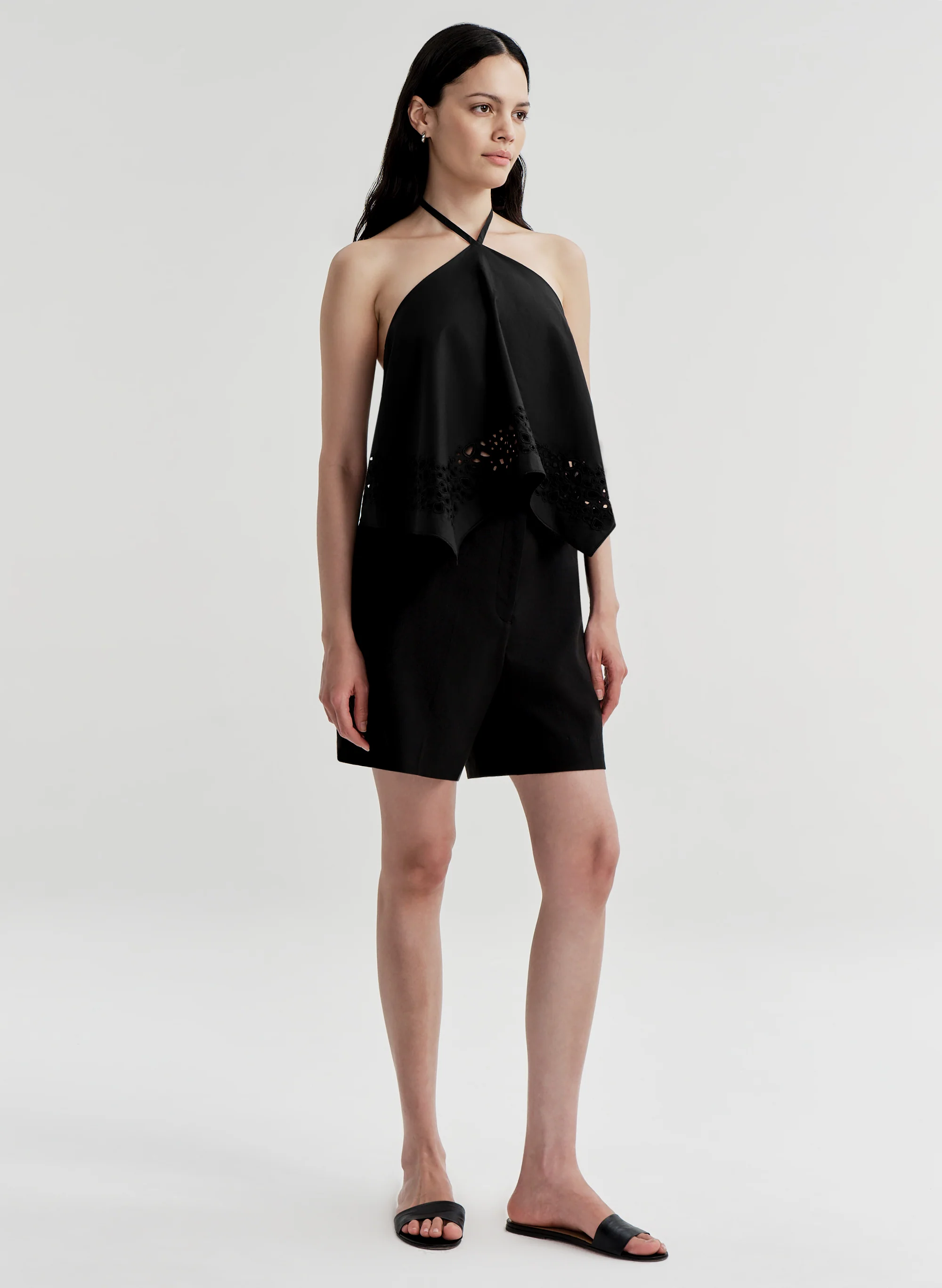 Aleia Embroidered Cotton Top - Image 3