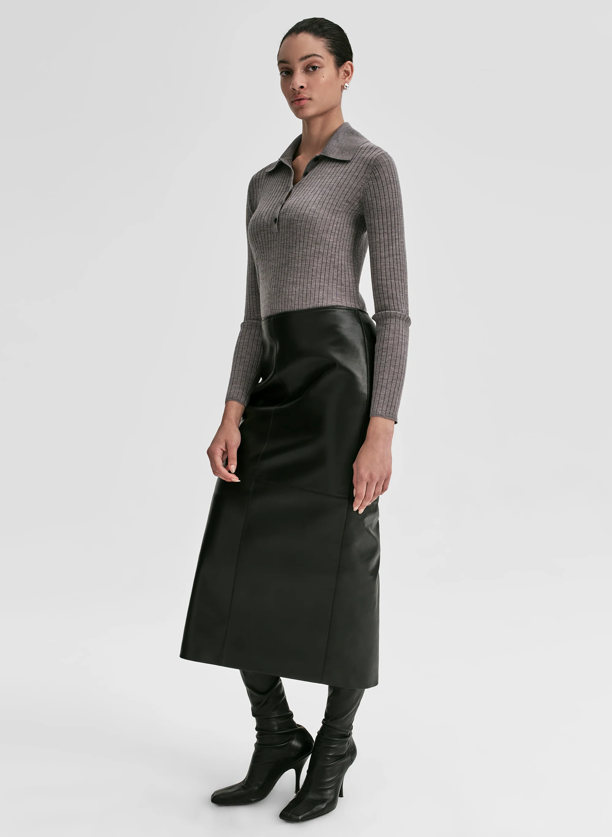 Alex Fine Merino Polo Top - Image 4