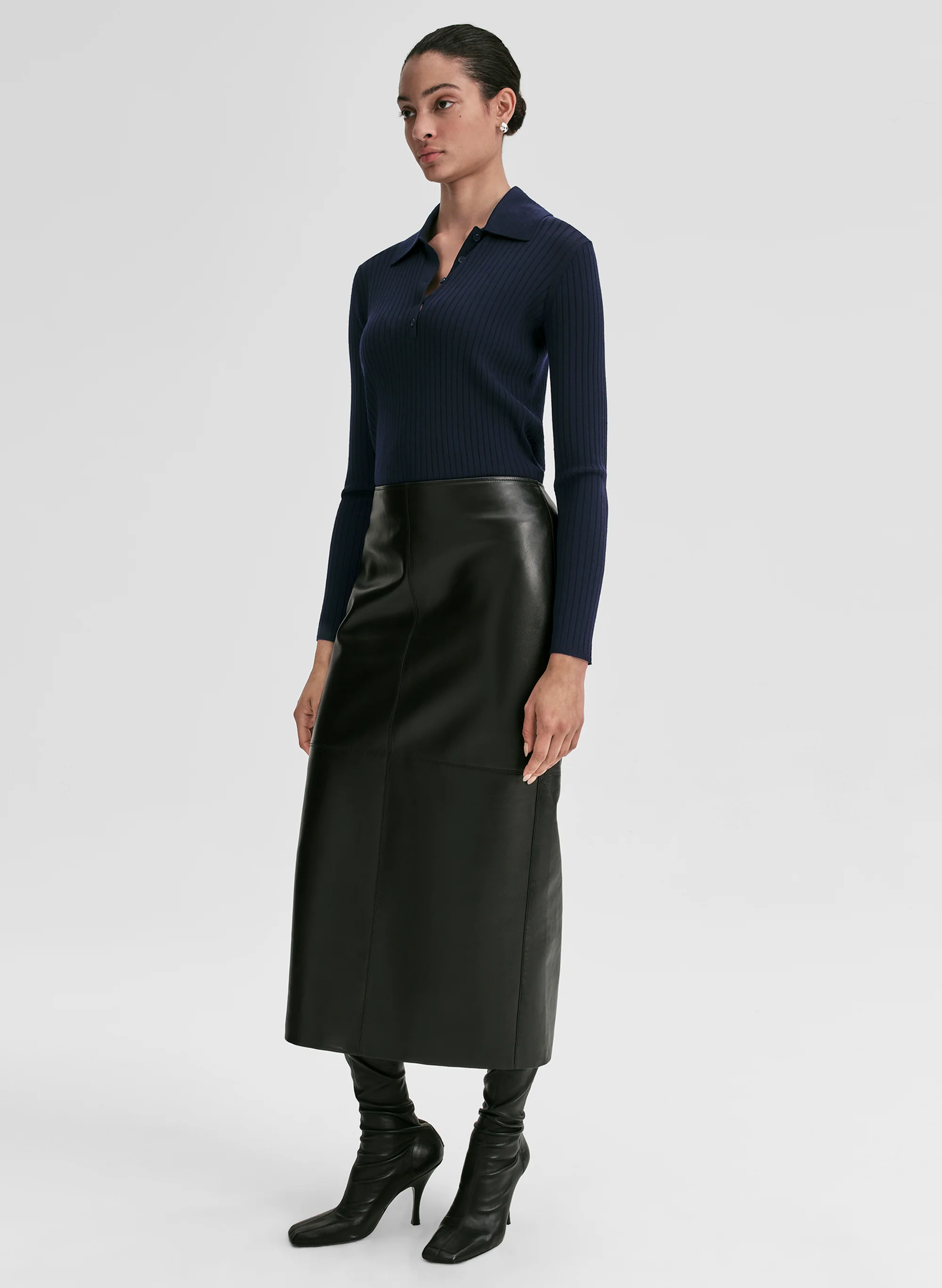 Alex Fine Merino Polo Top - Image 4