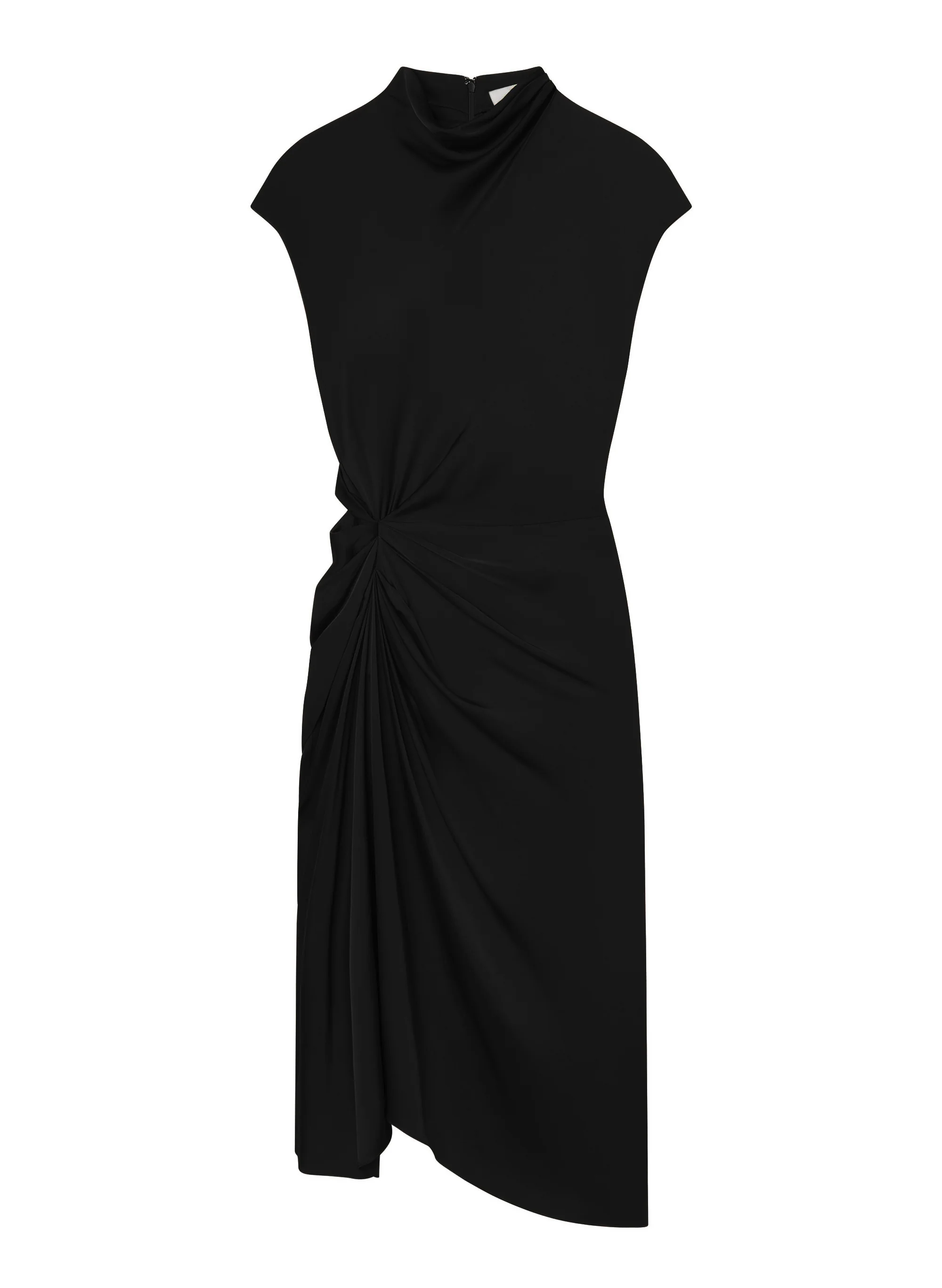 Alma Satin Midi Dress - Image 6