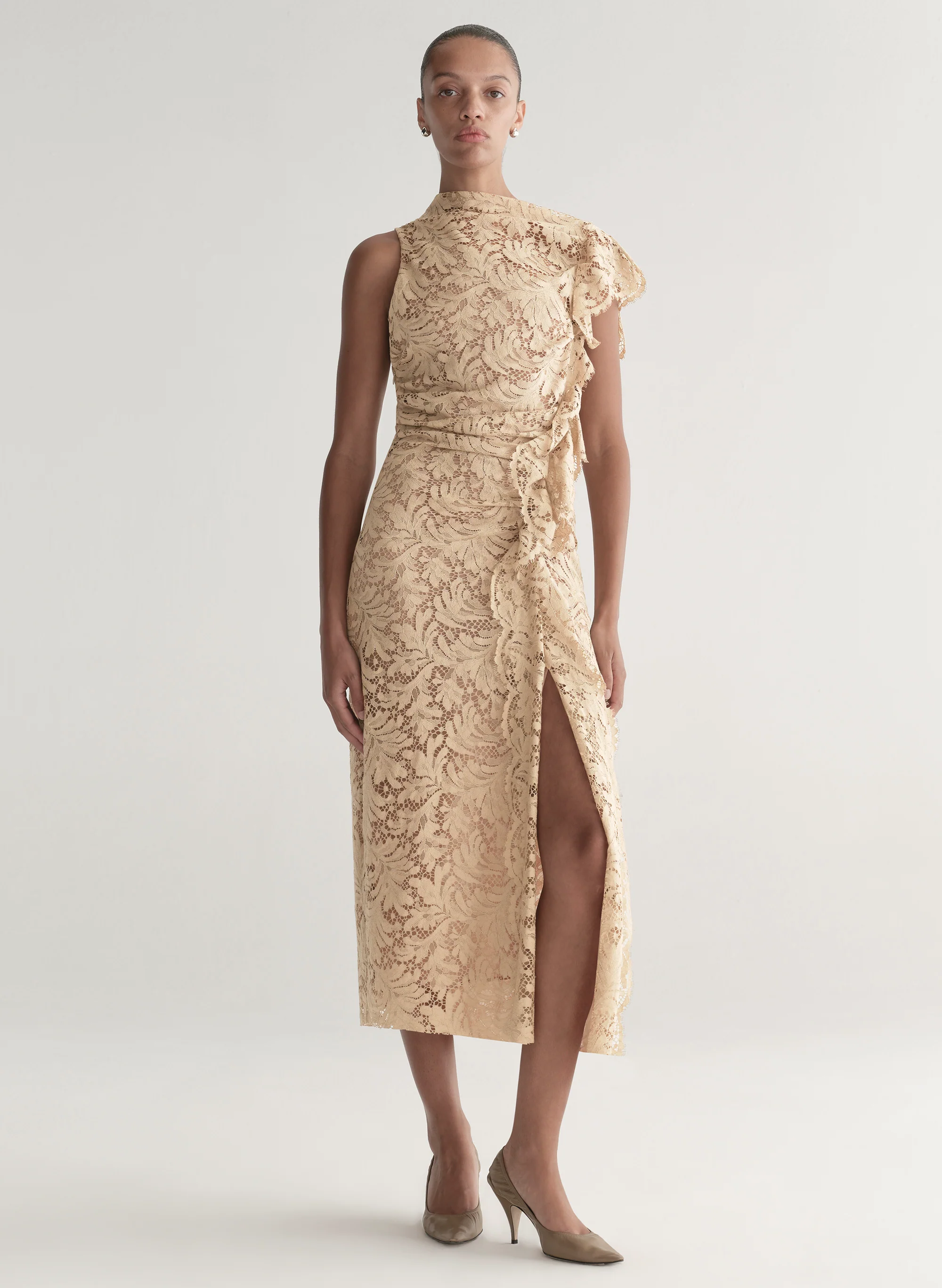 Astrid Lace Midi Dress