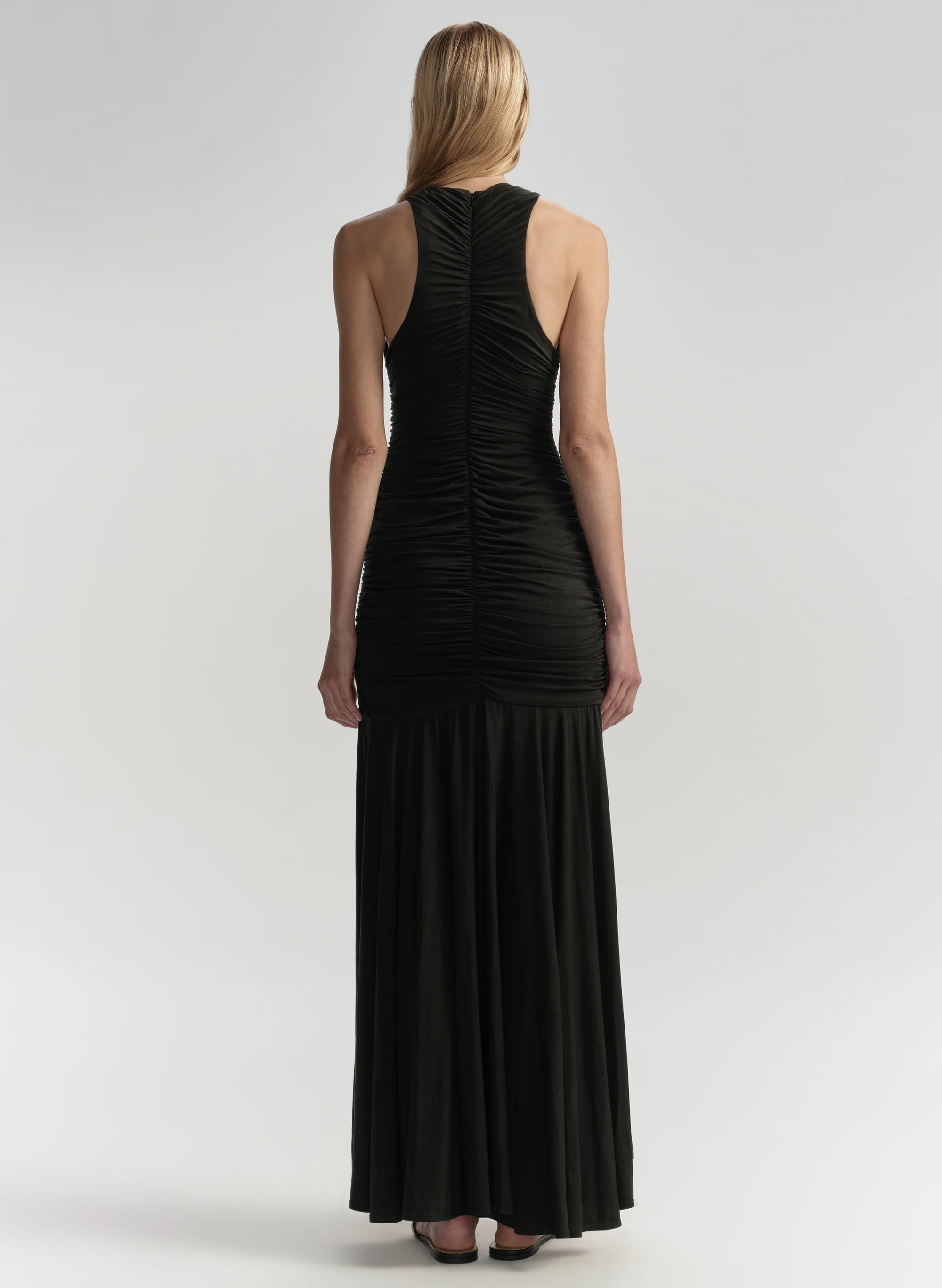 Ayla Ruched Knit Midi Dress - Image 5