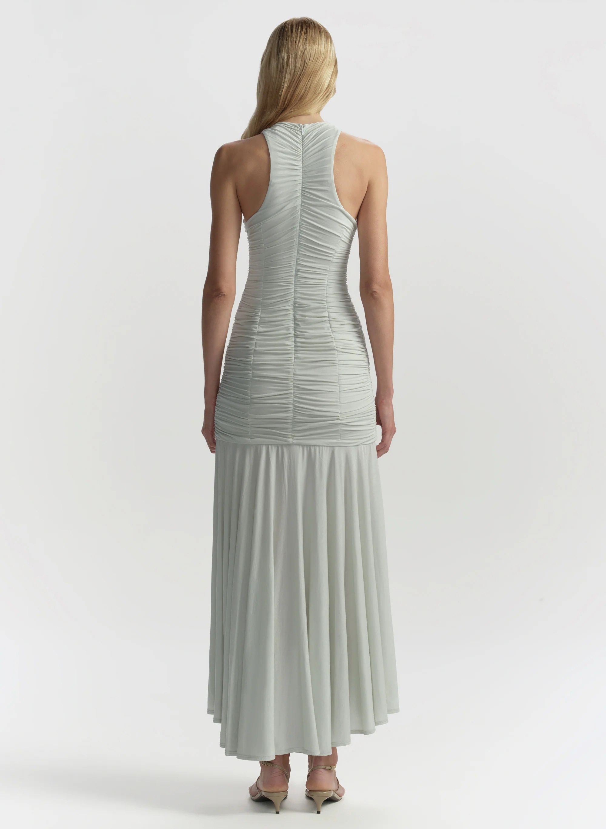 Ayla Ruched Knit Midi Dress - Image 5