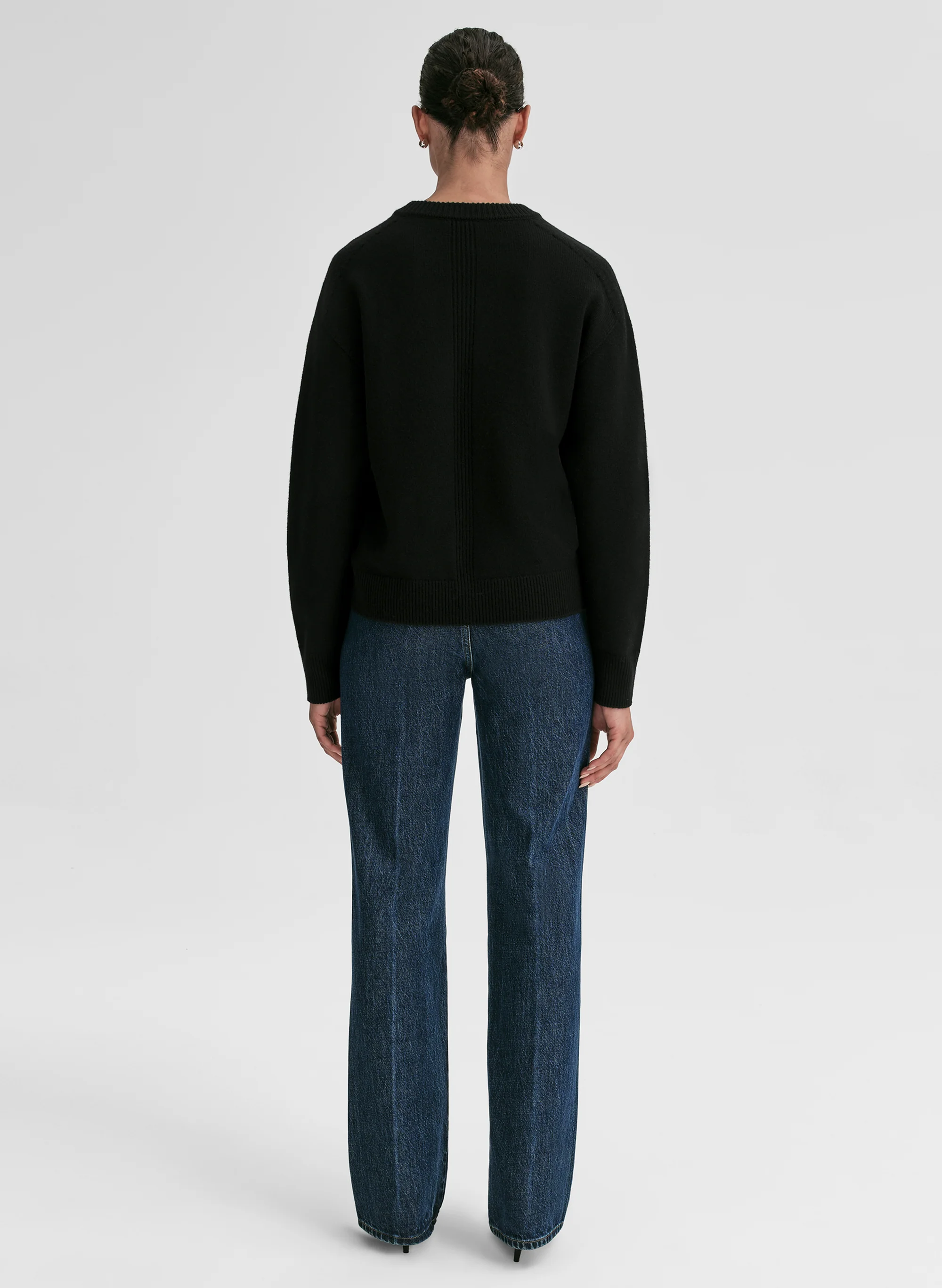 Calven Cashmere V Neck Sweater - Image 6