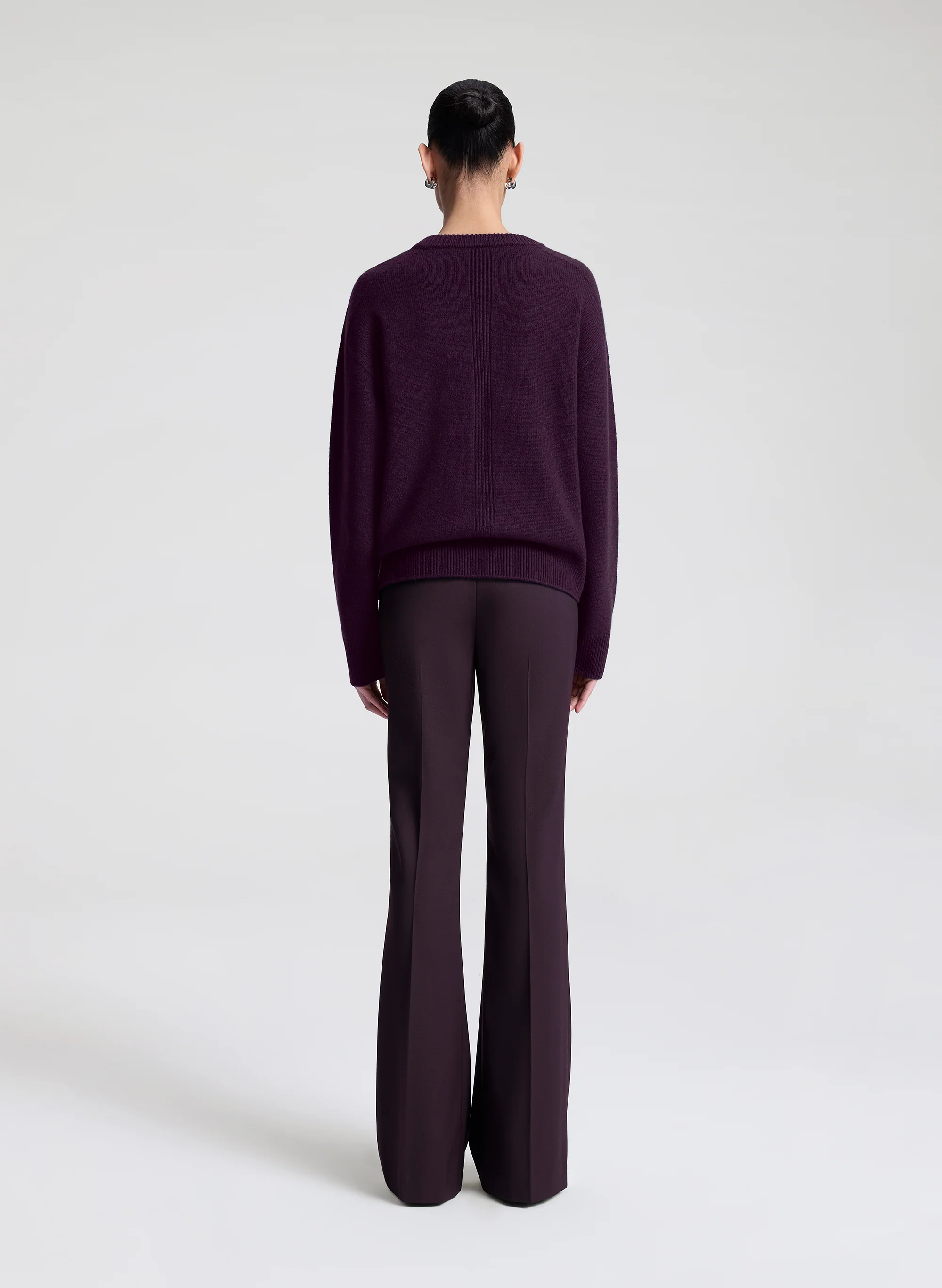 Calven Cashmere V Neck Sweater - Image 5