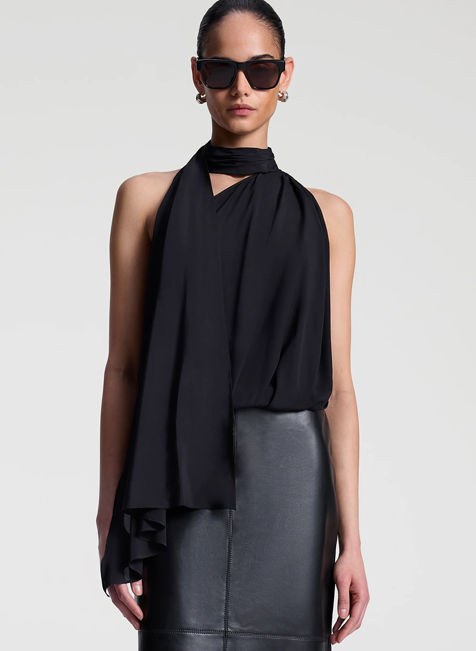 Celeste Silk Top