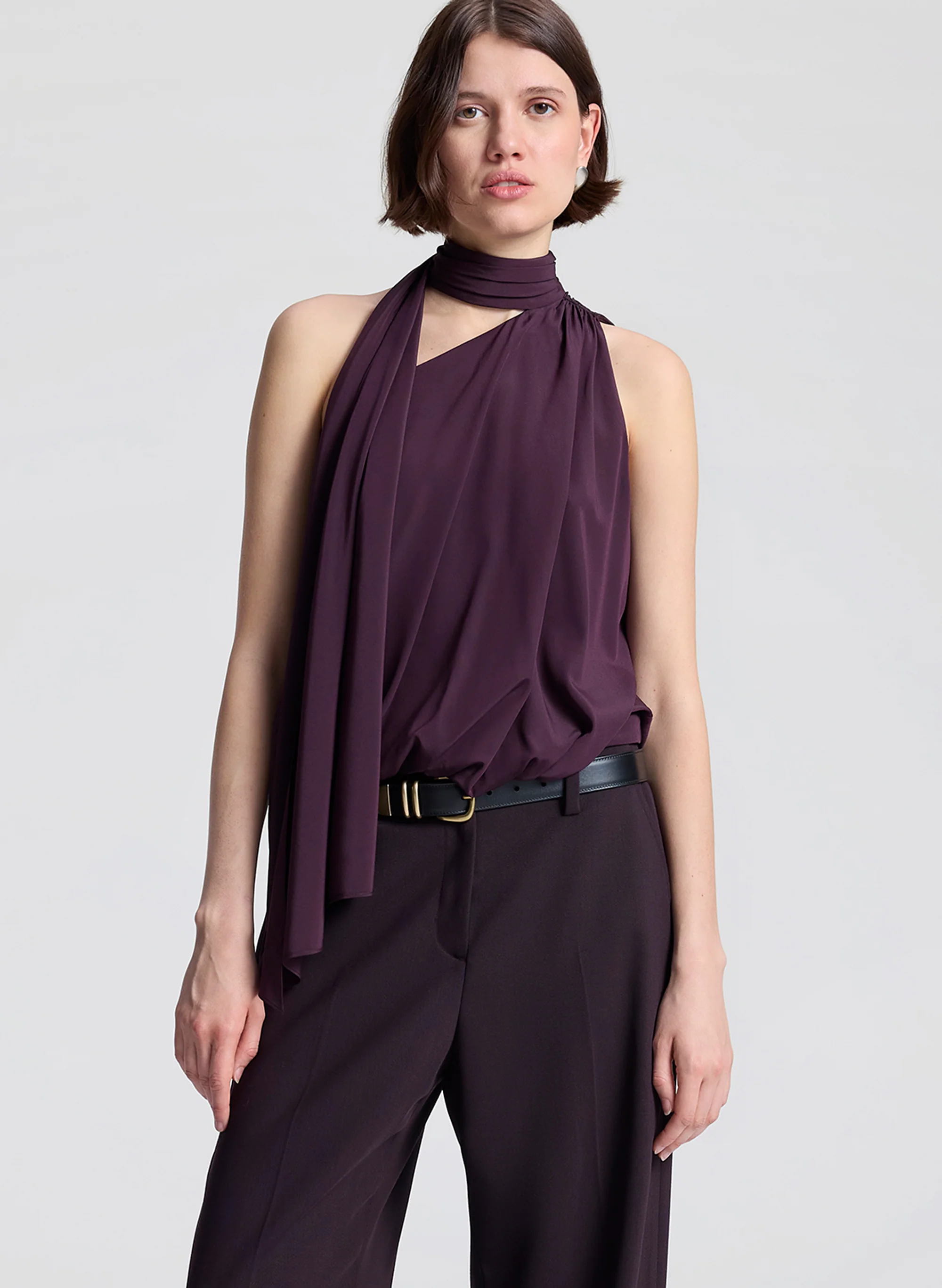 Celeste Silk Top
