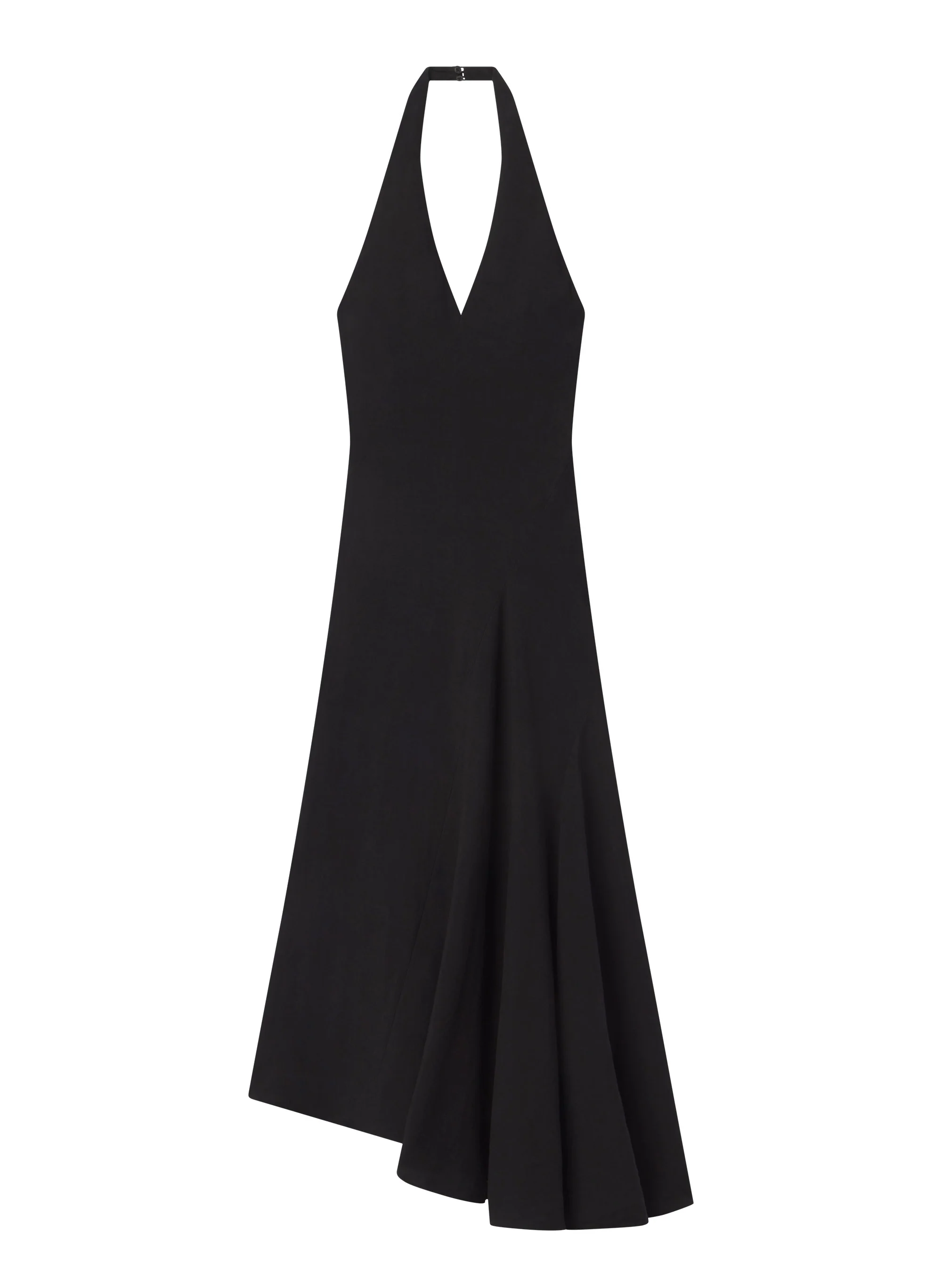 Celina Linen Halter Midi Dress - Image 6