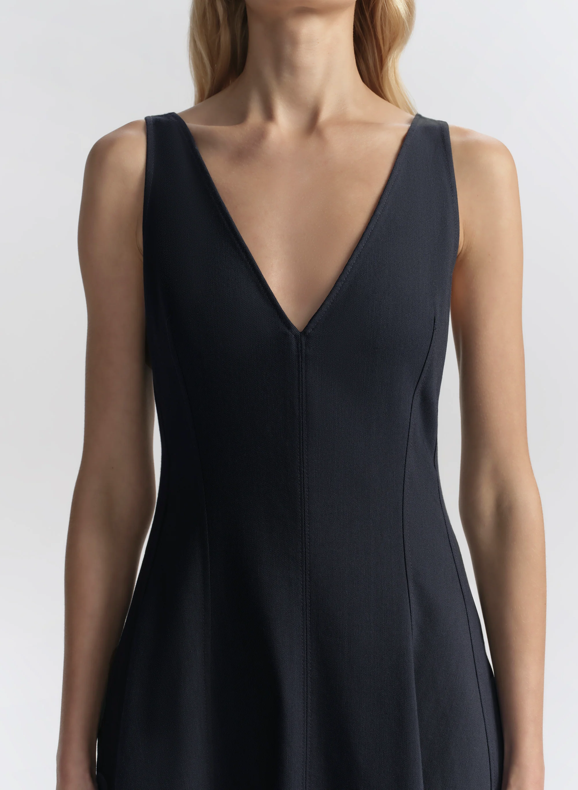 Clara Stretch Cotton Midi Dress - Image 2
