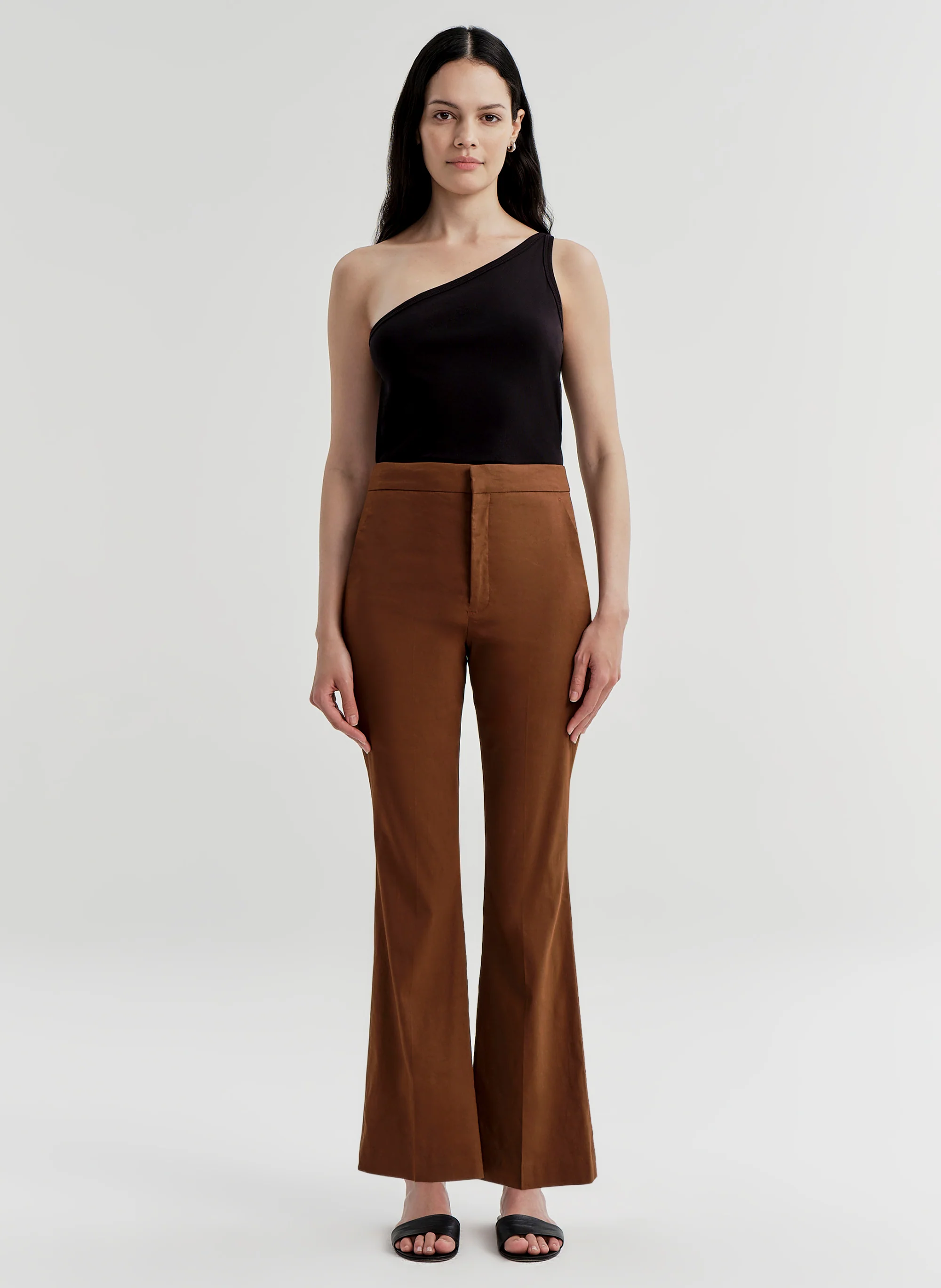 Cropped Sophie Linen Pant