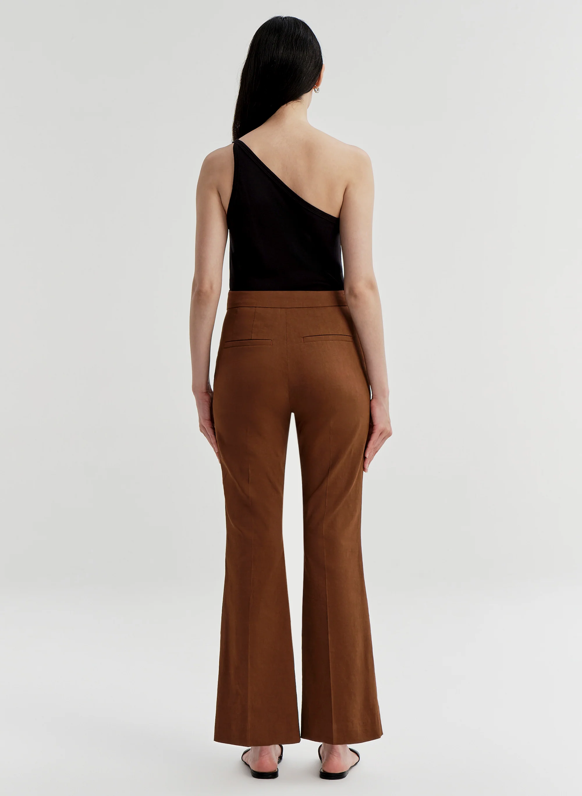 Cropped Sophie Linen Pant - Image 5