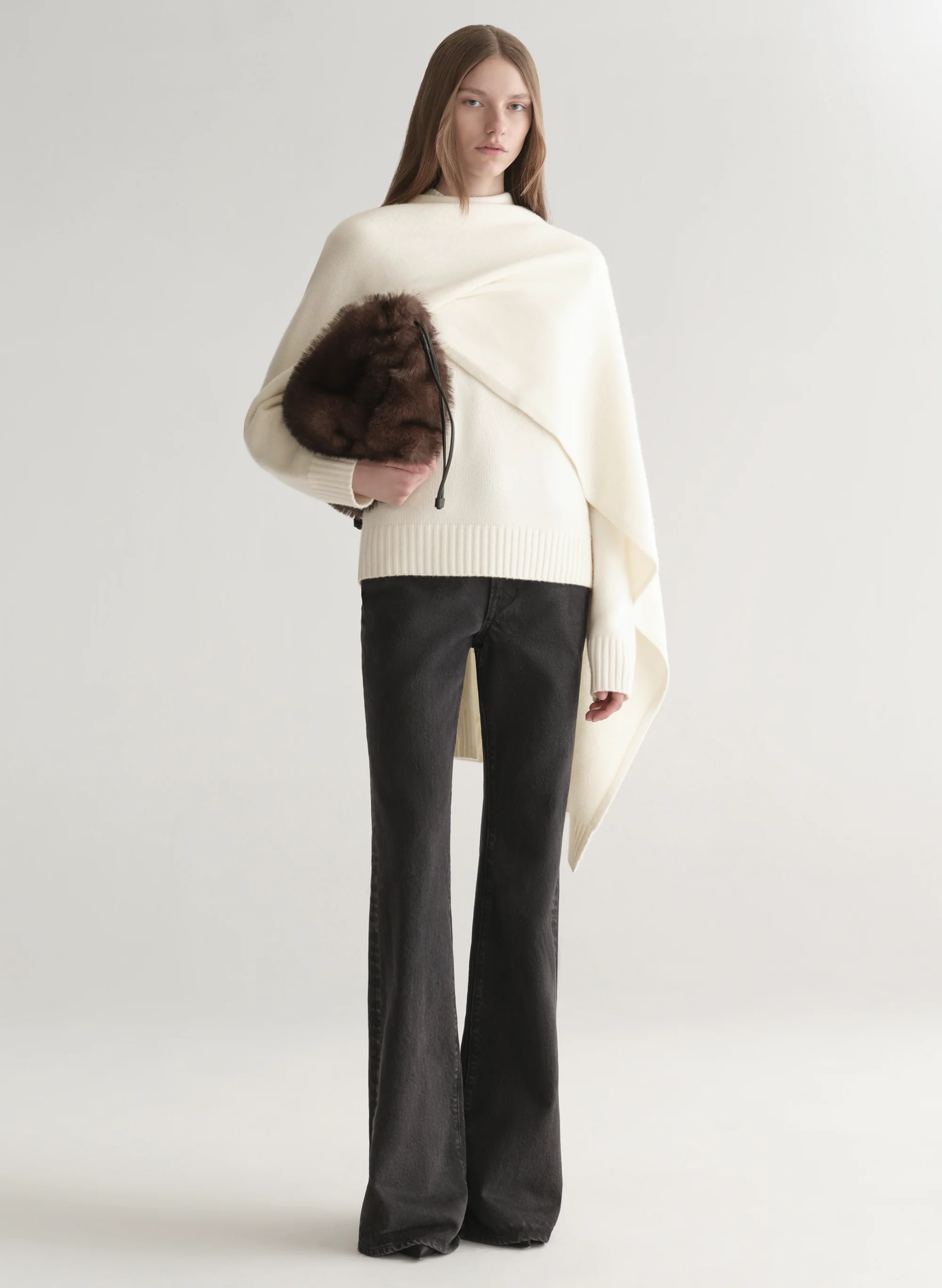 Davin Draped Wool Sweater - Image 3