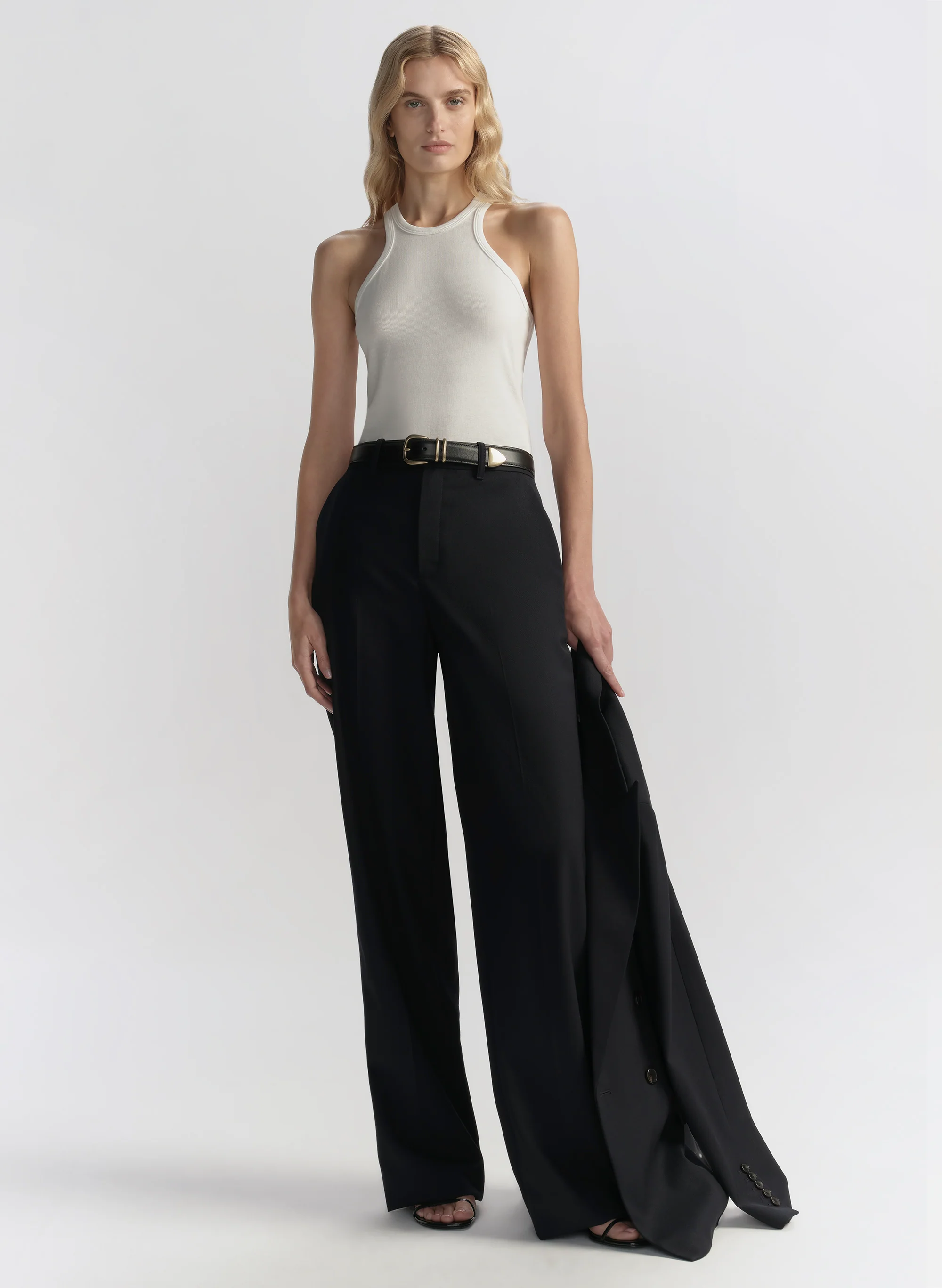 Dean Racerback Rib Knit Tank - Image 3