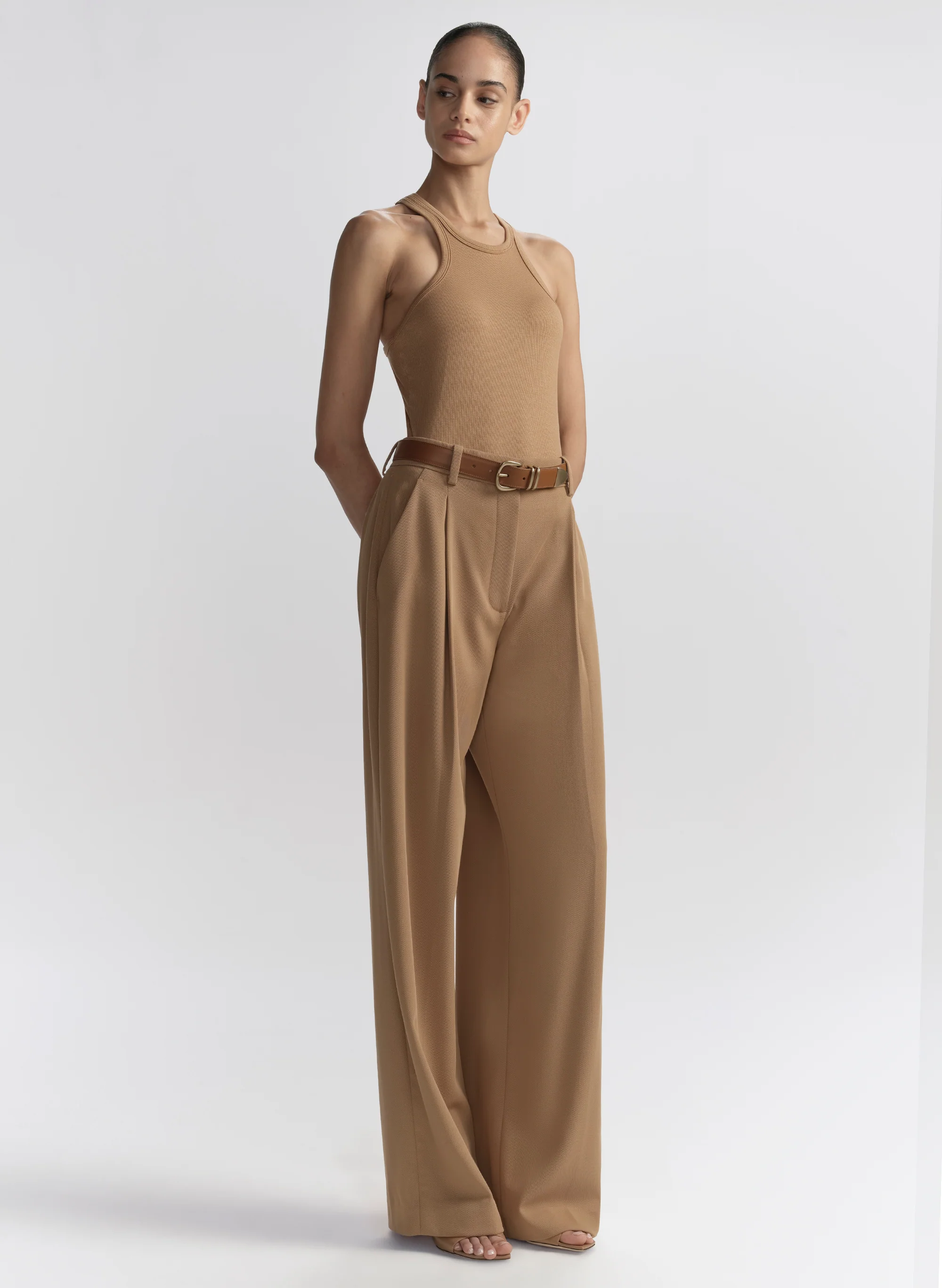 Dean Racerback Rib Knit Tank - Image 3