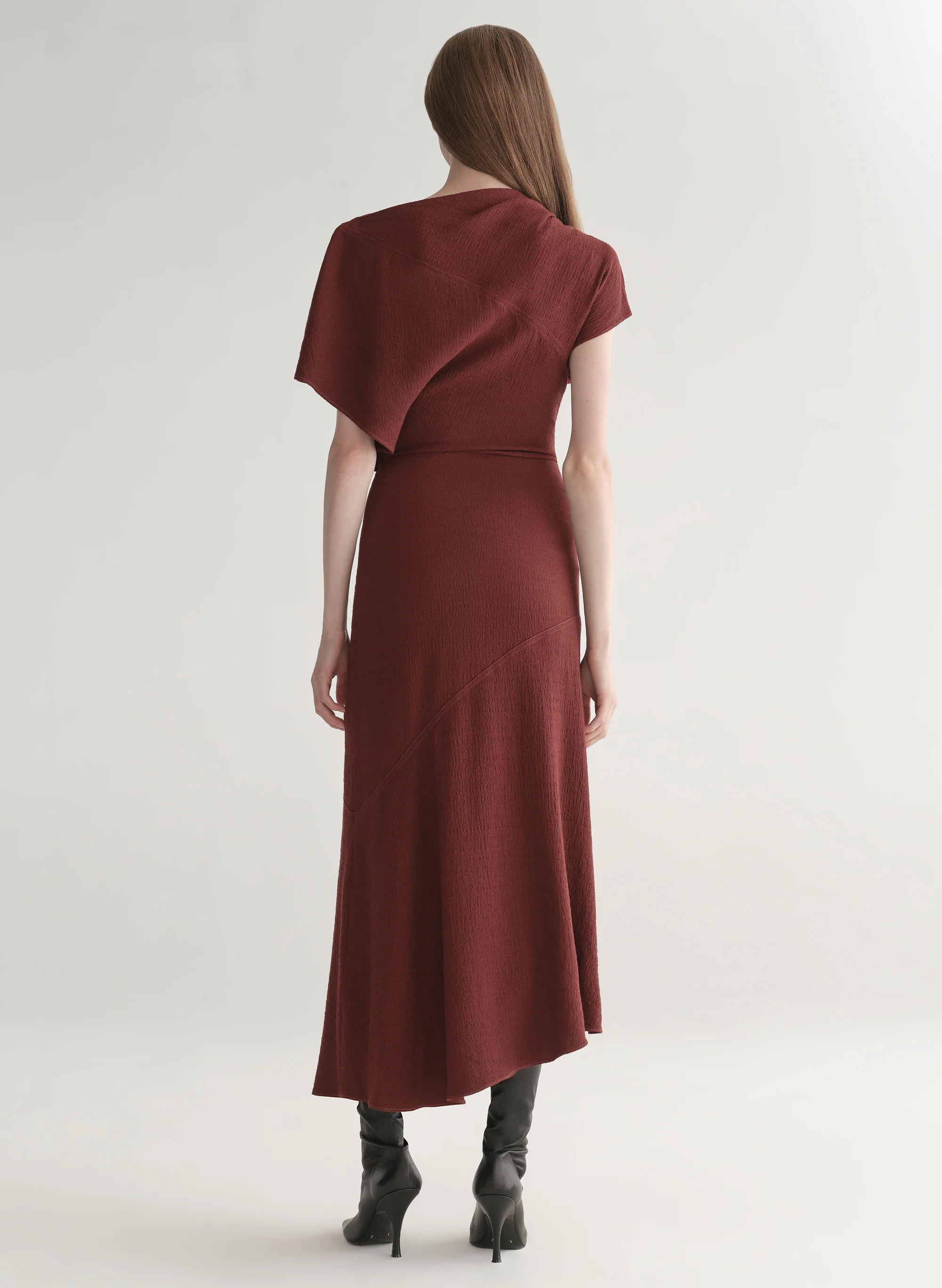 Dena Crepe Midi Dress - Image 5