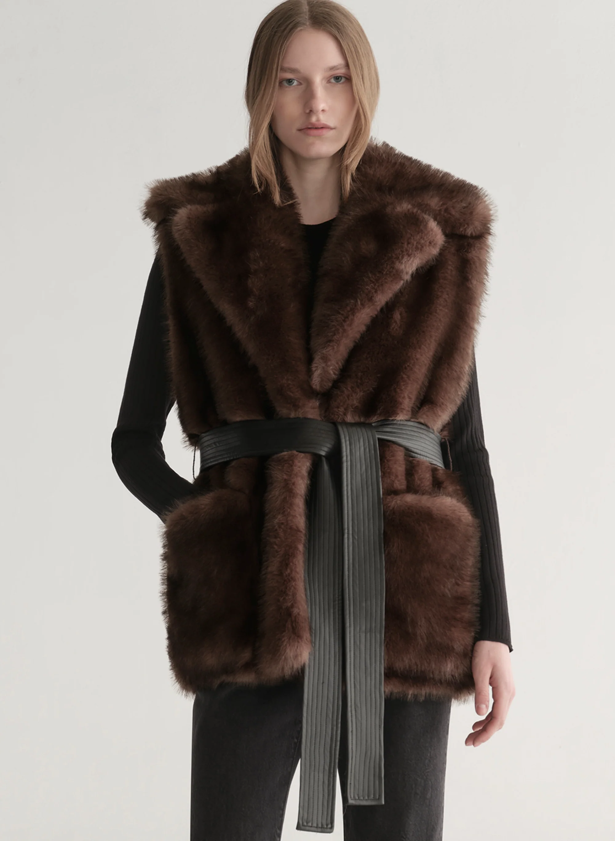 Devon Faux Fur Vest