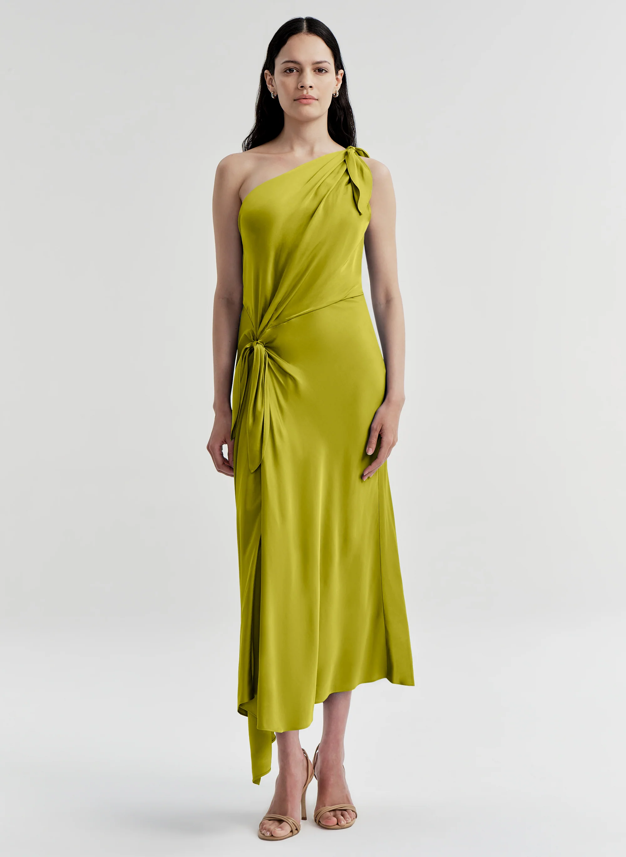 Eliana One Shoulder Midi Dress - Image 4