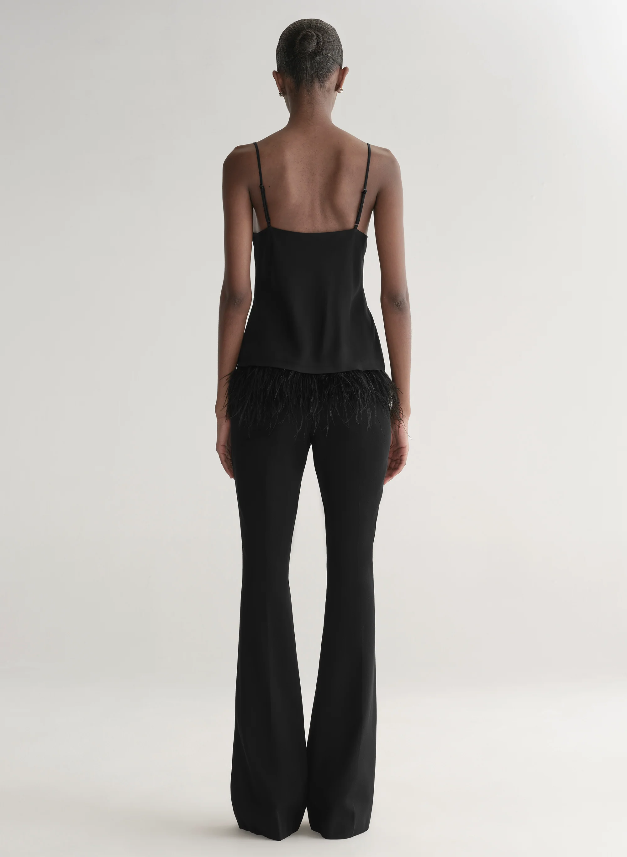 Eliza Feather Trimmed Camisole Top - Image 5
