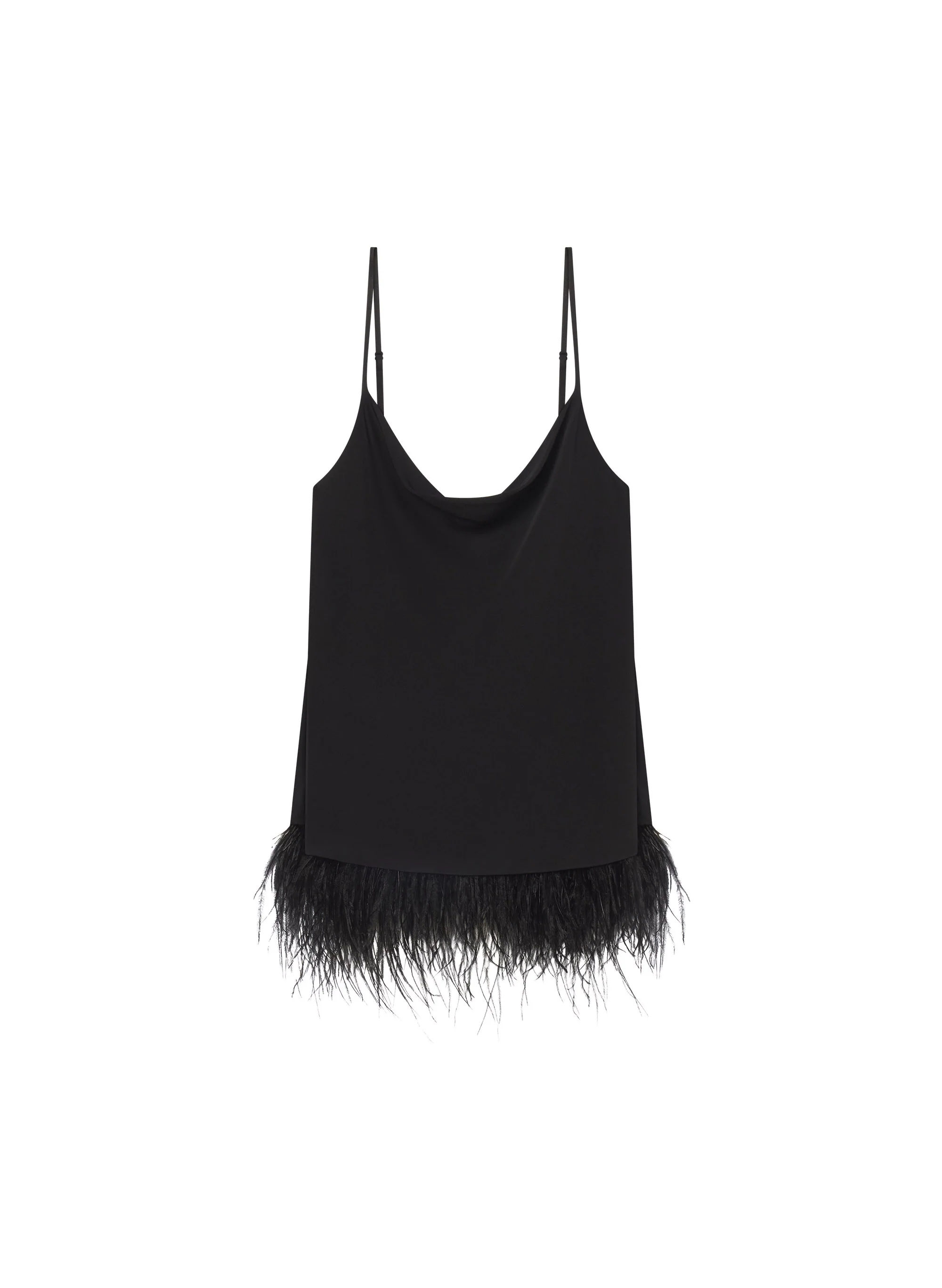 Eliza Feather Trimmed Camisole Top - Image 6