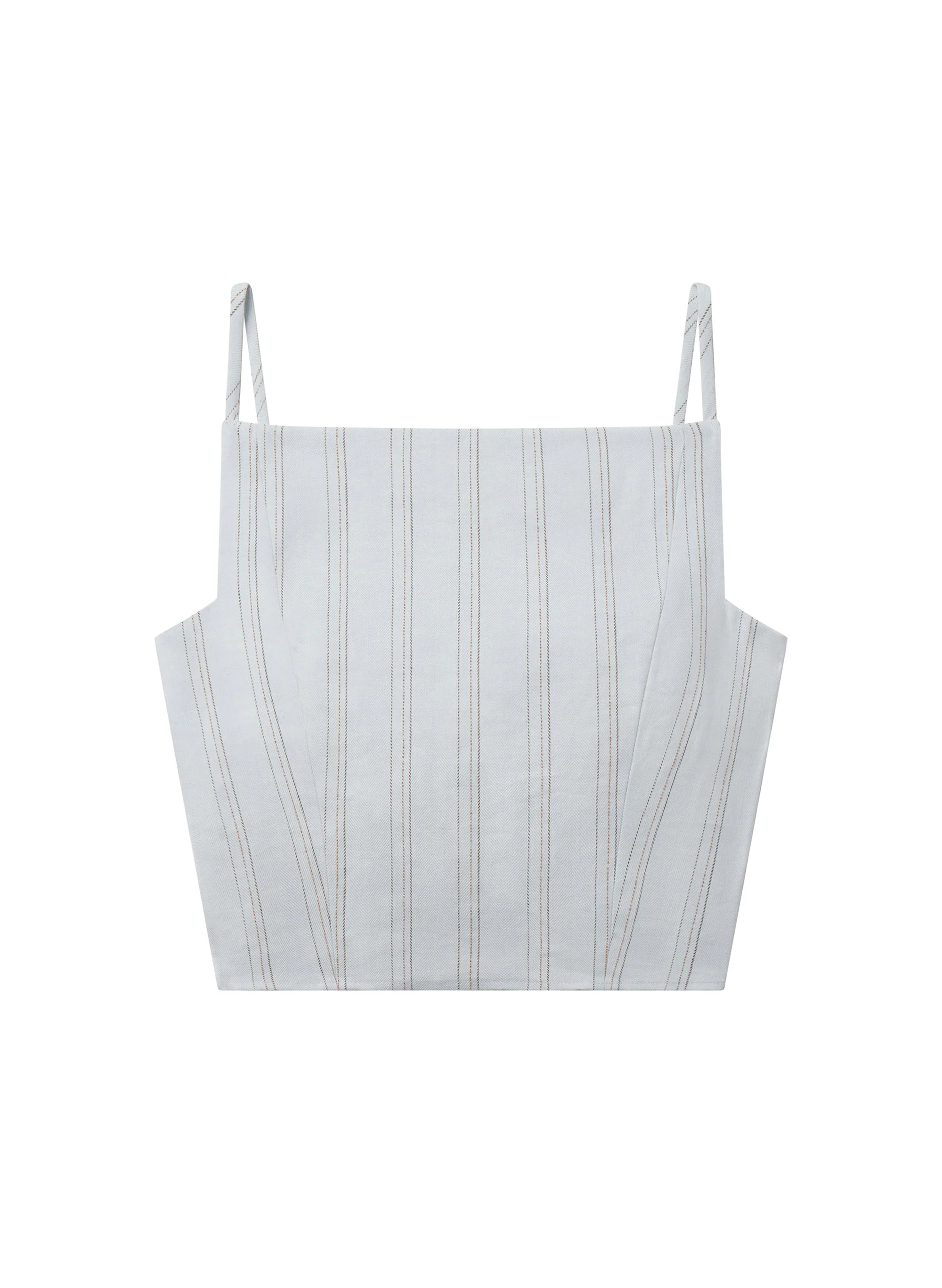 Elliott Linen Pinstripe Top - Image 6