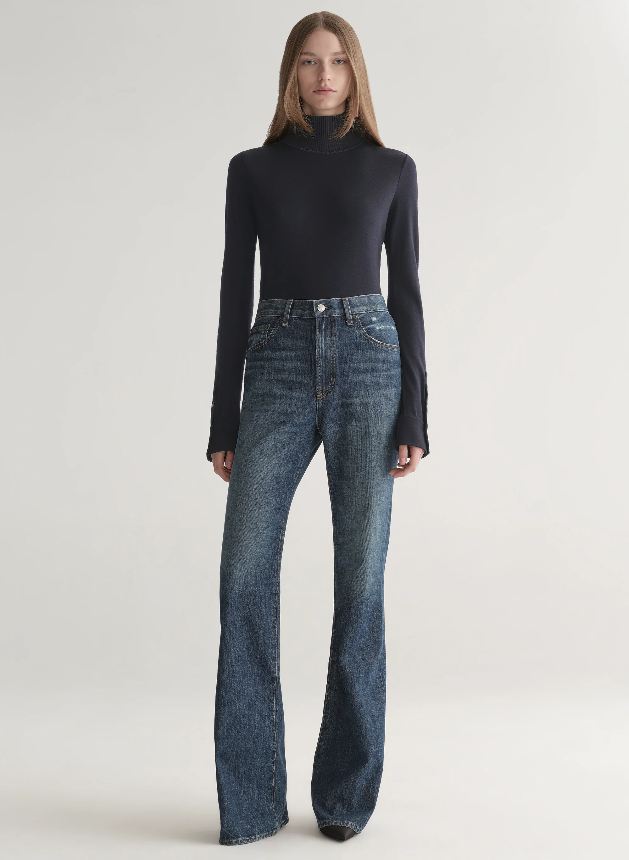 Elyse Knit Rib Combo Top - Image 4