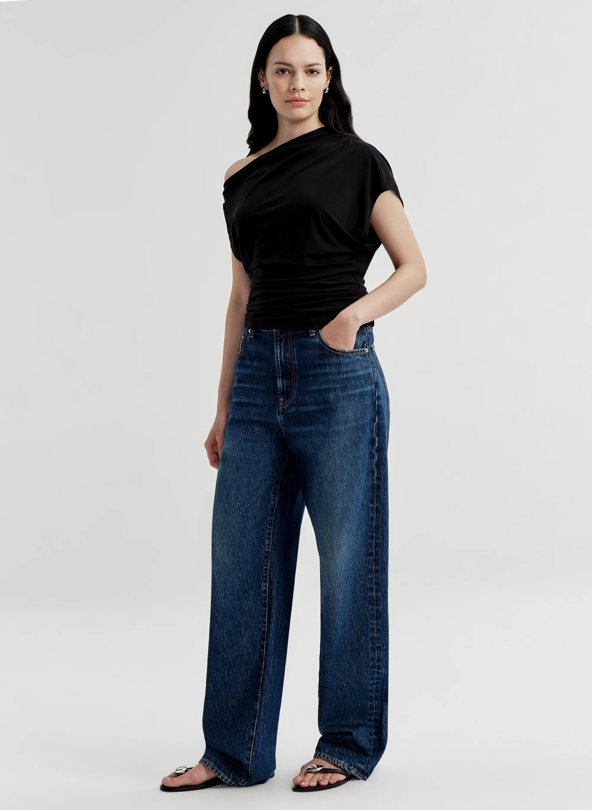 Emi One Shoulder Tee - Image 3