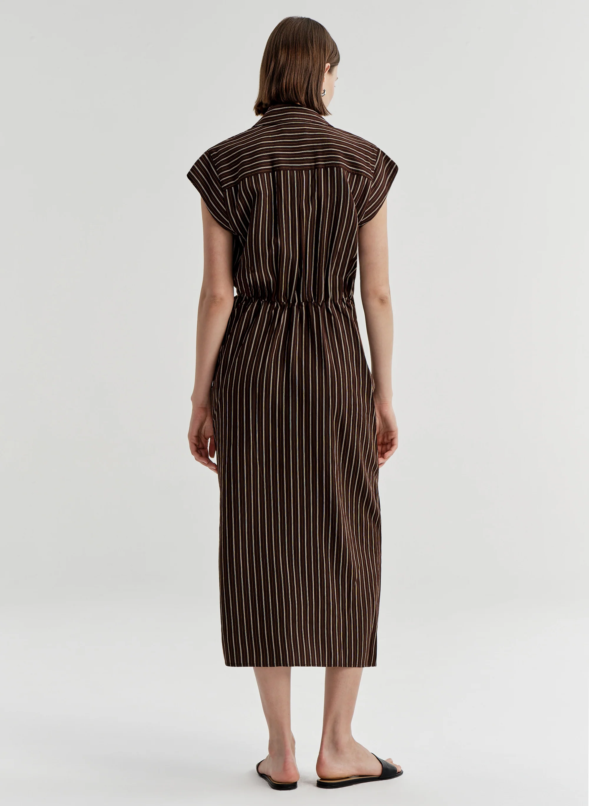 Emilia Striped Midi Dress - Image 6