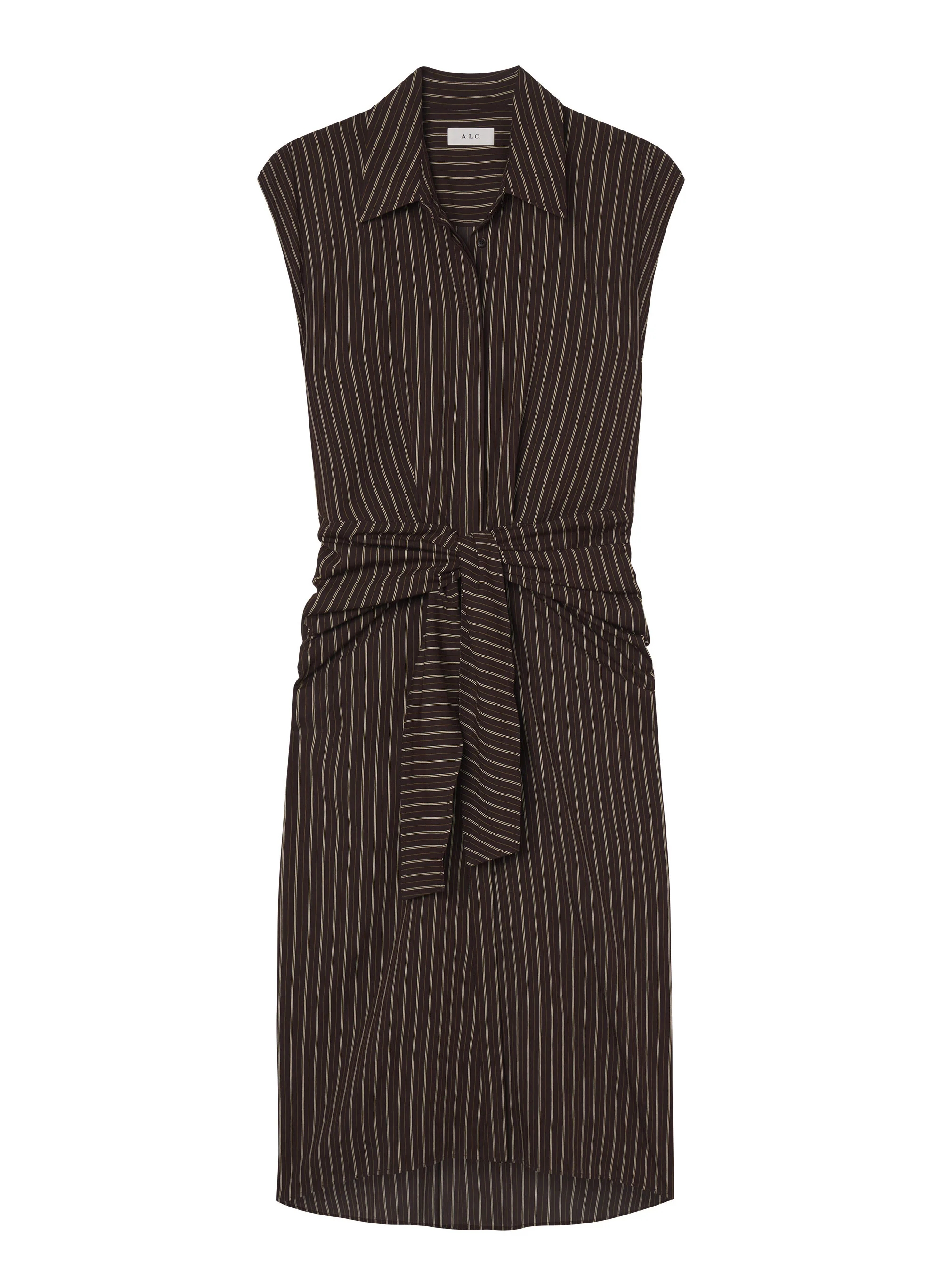 Emilia Striped Midi Dress - Image 7