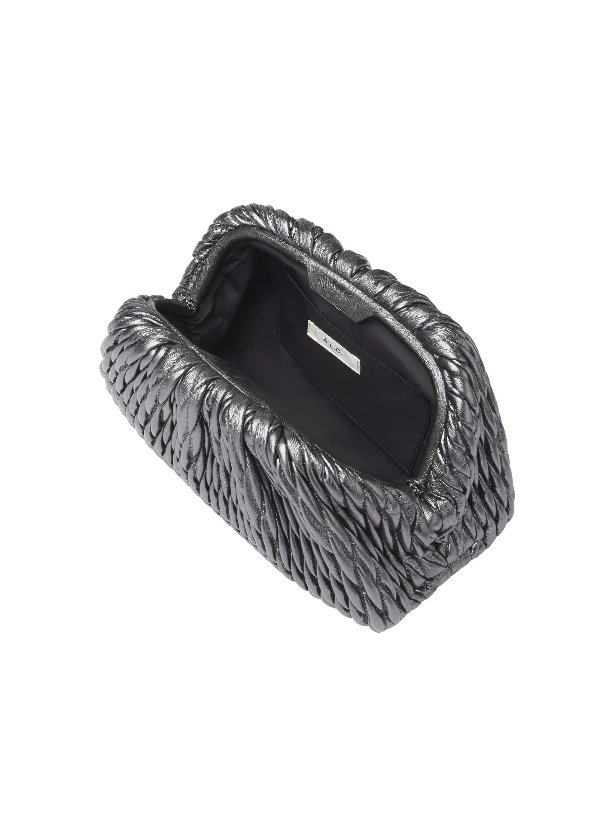 Enzo Metallic Clutch Bag - Image 3