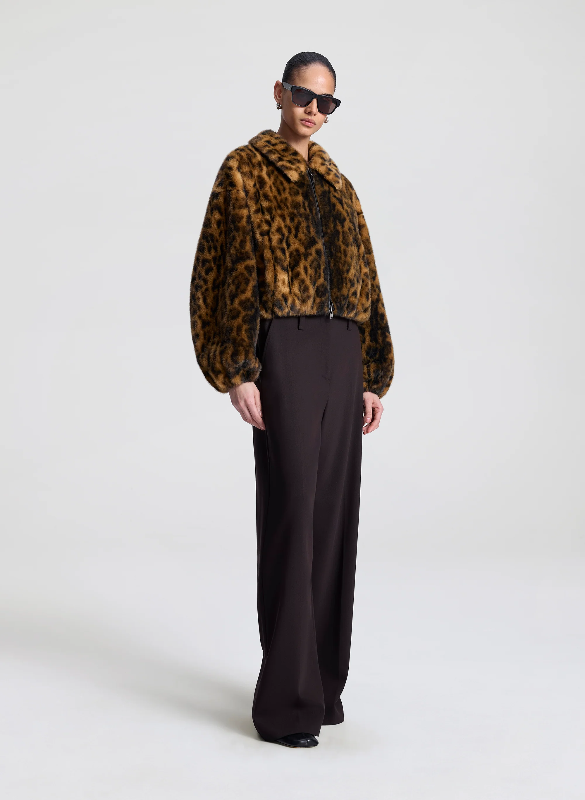 Esme Leopard Faux Fur Jacket - Image 3