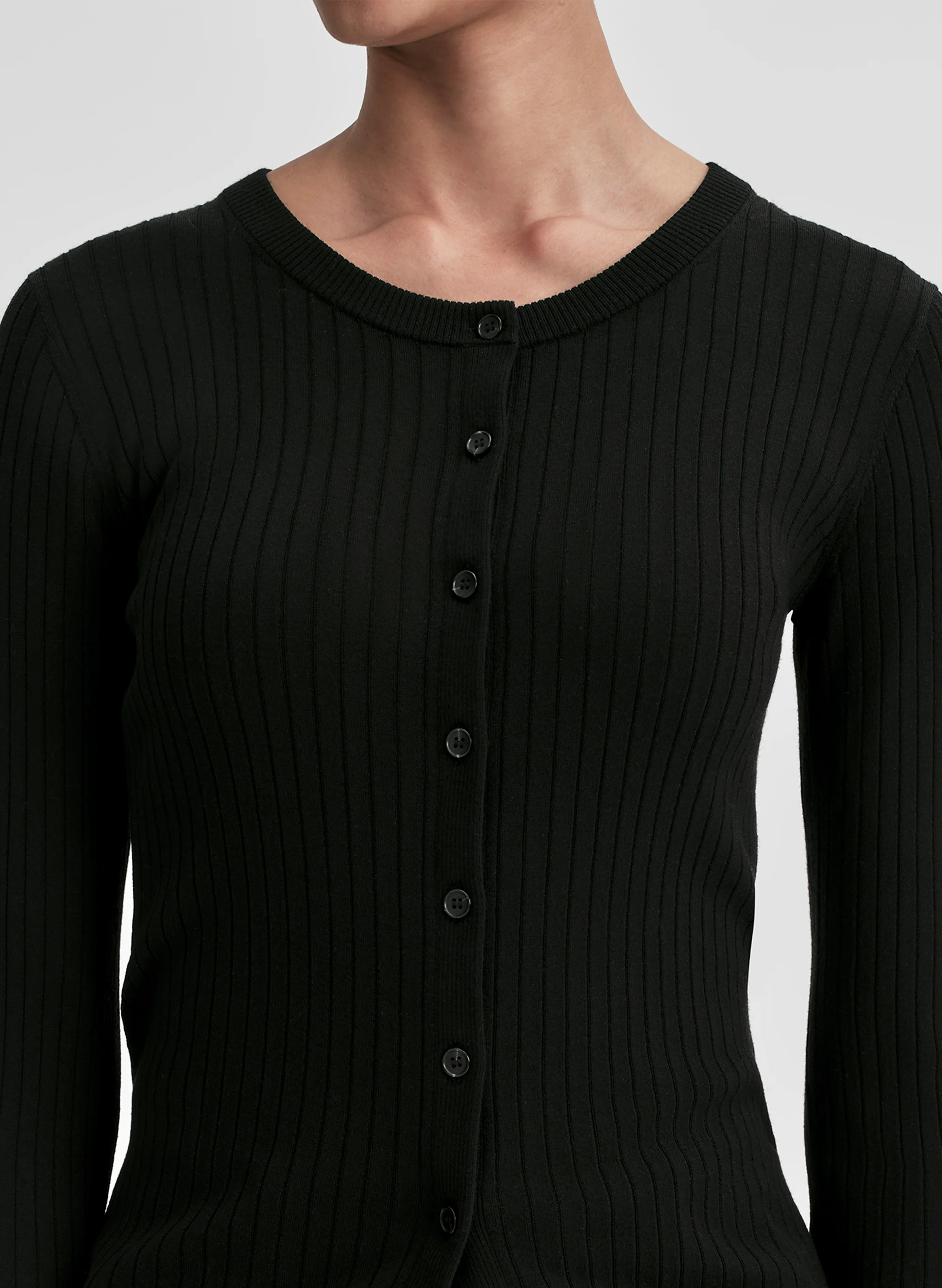 Fisher Fine Merino Knit Cardigan - Image 2