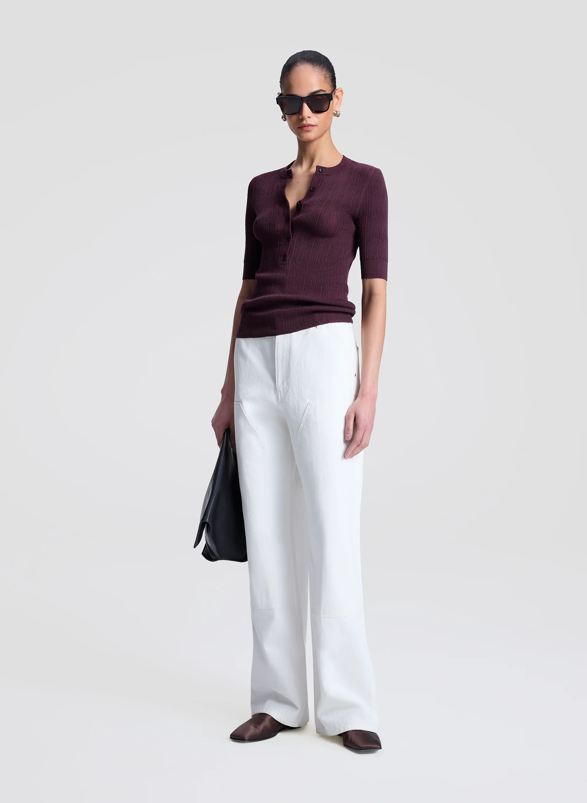 Fisher Fine Cotton Knit Top - Image 2