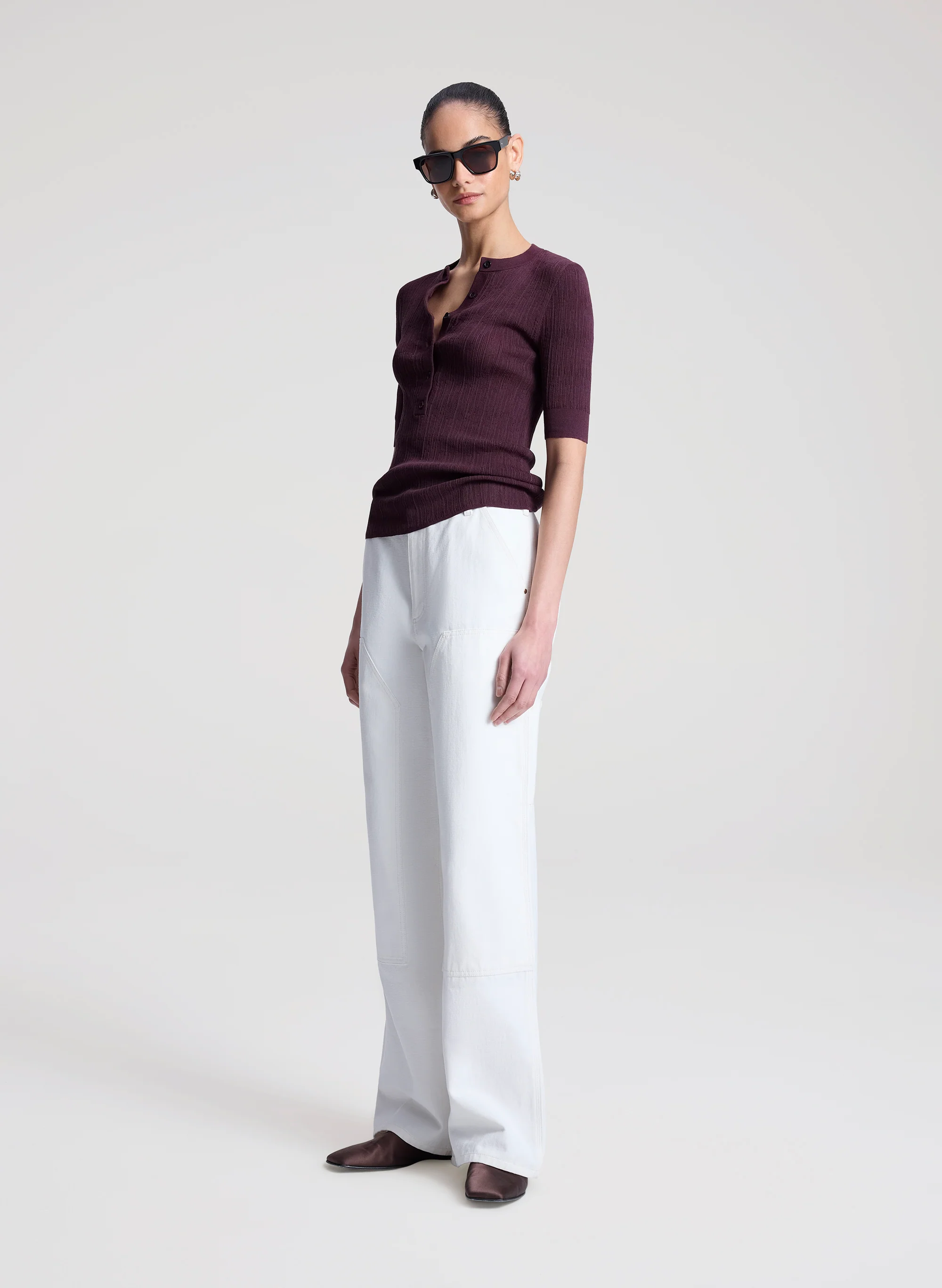 Fisher Fine Cotton Knit Top - Image 3