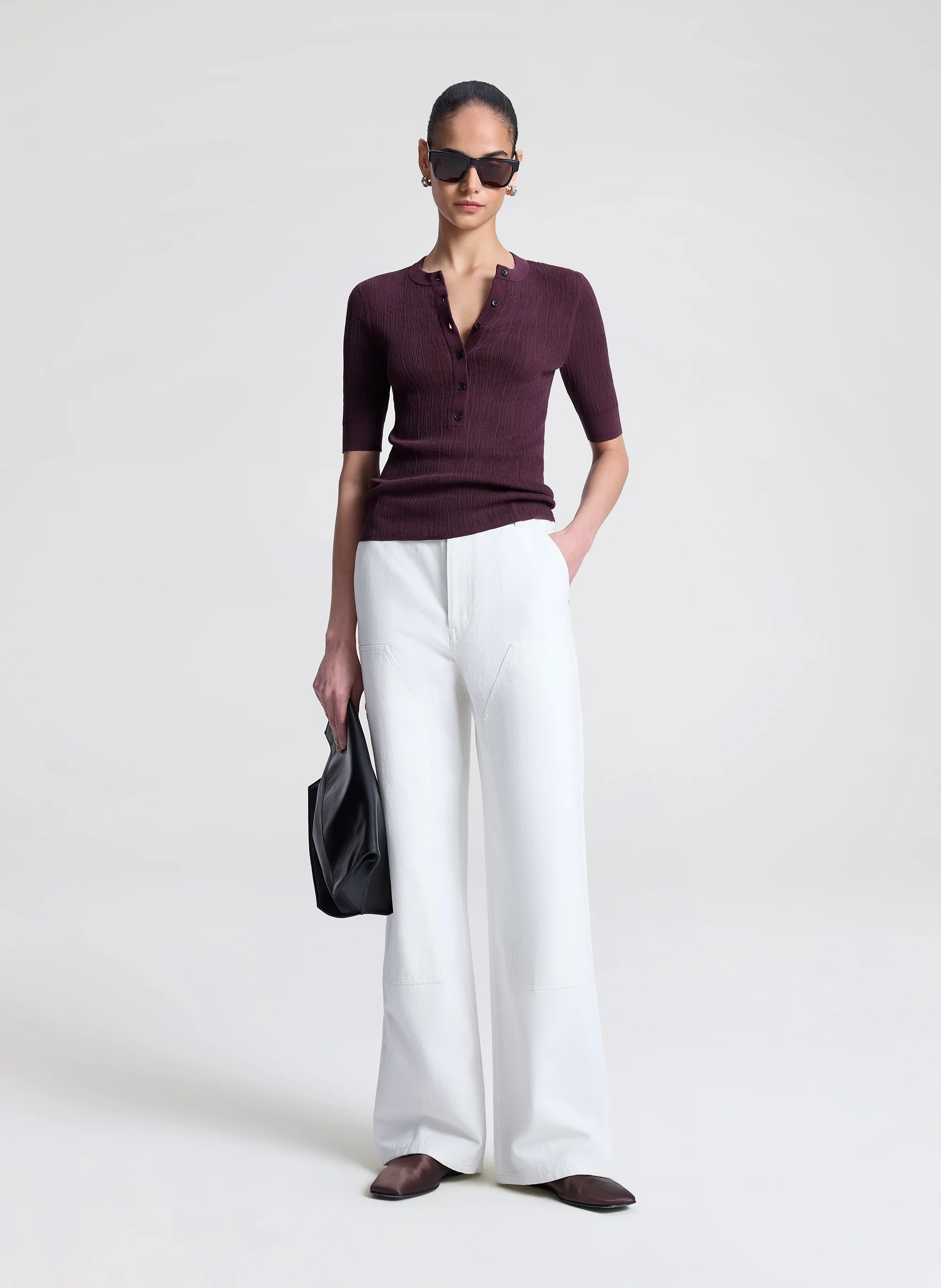 Fisher Fine Cotton Knit Top - Image 4
