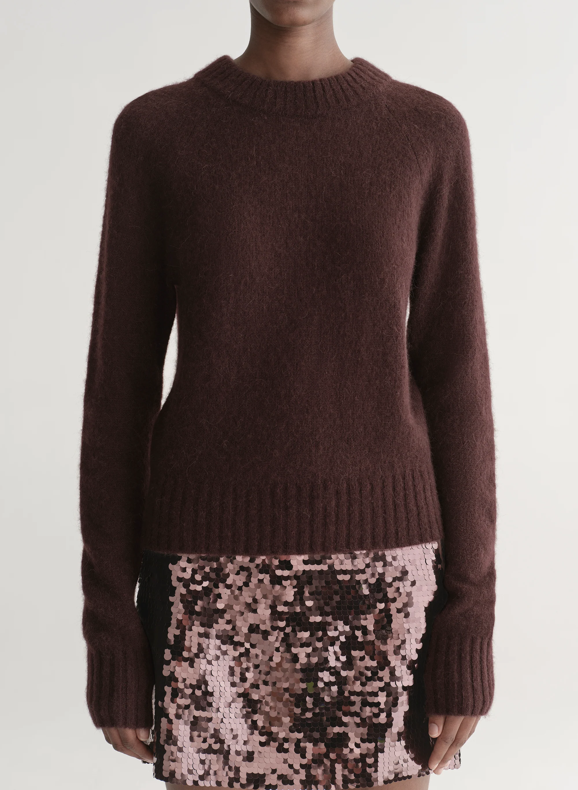 Frankie Brushed Alpaca Sweater - Image 2