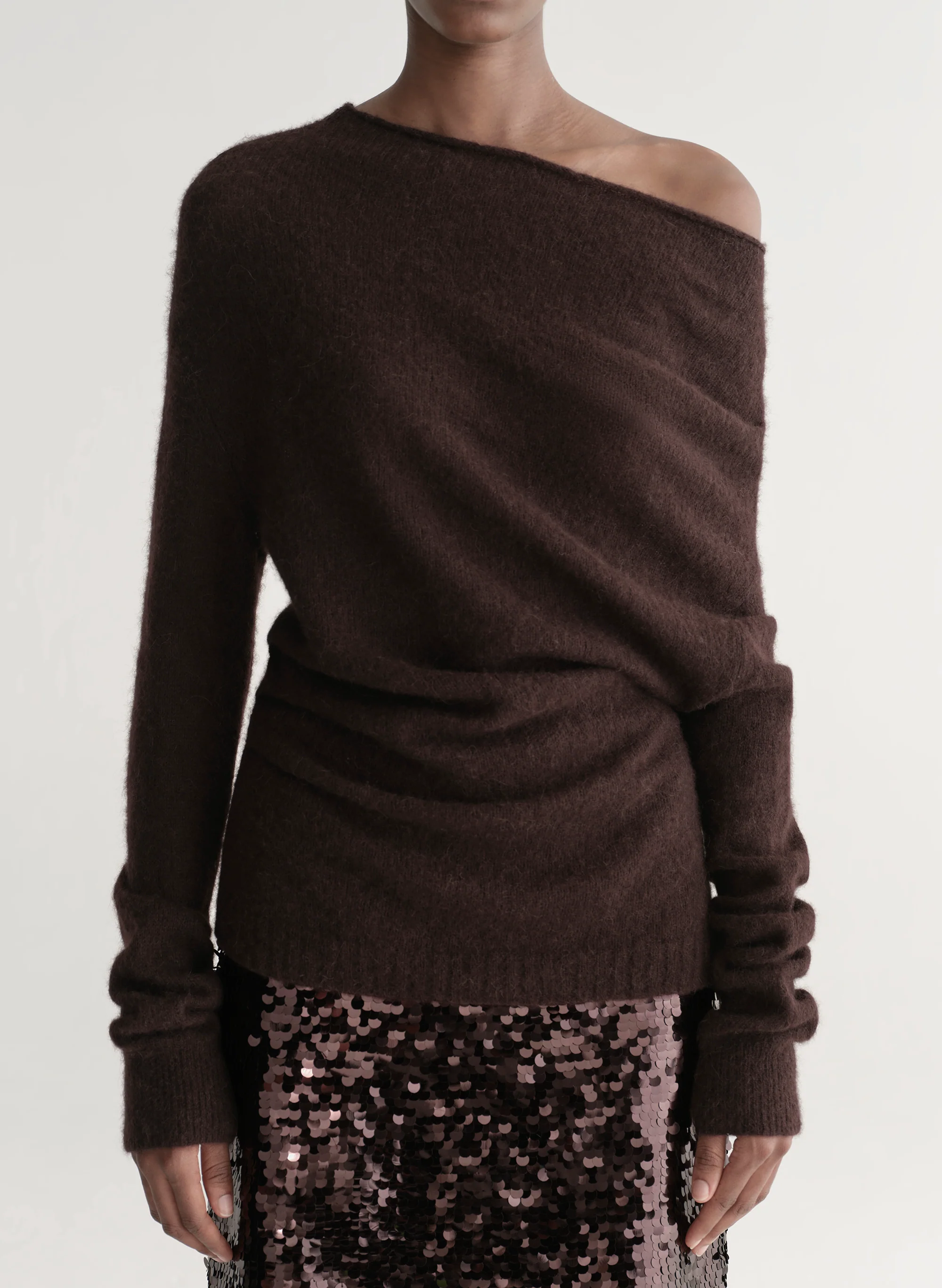 Freya Brushed Alpaca Sweater - Image 2