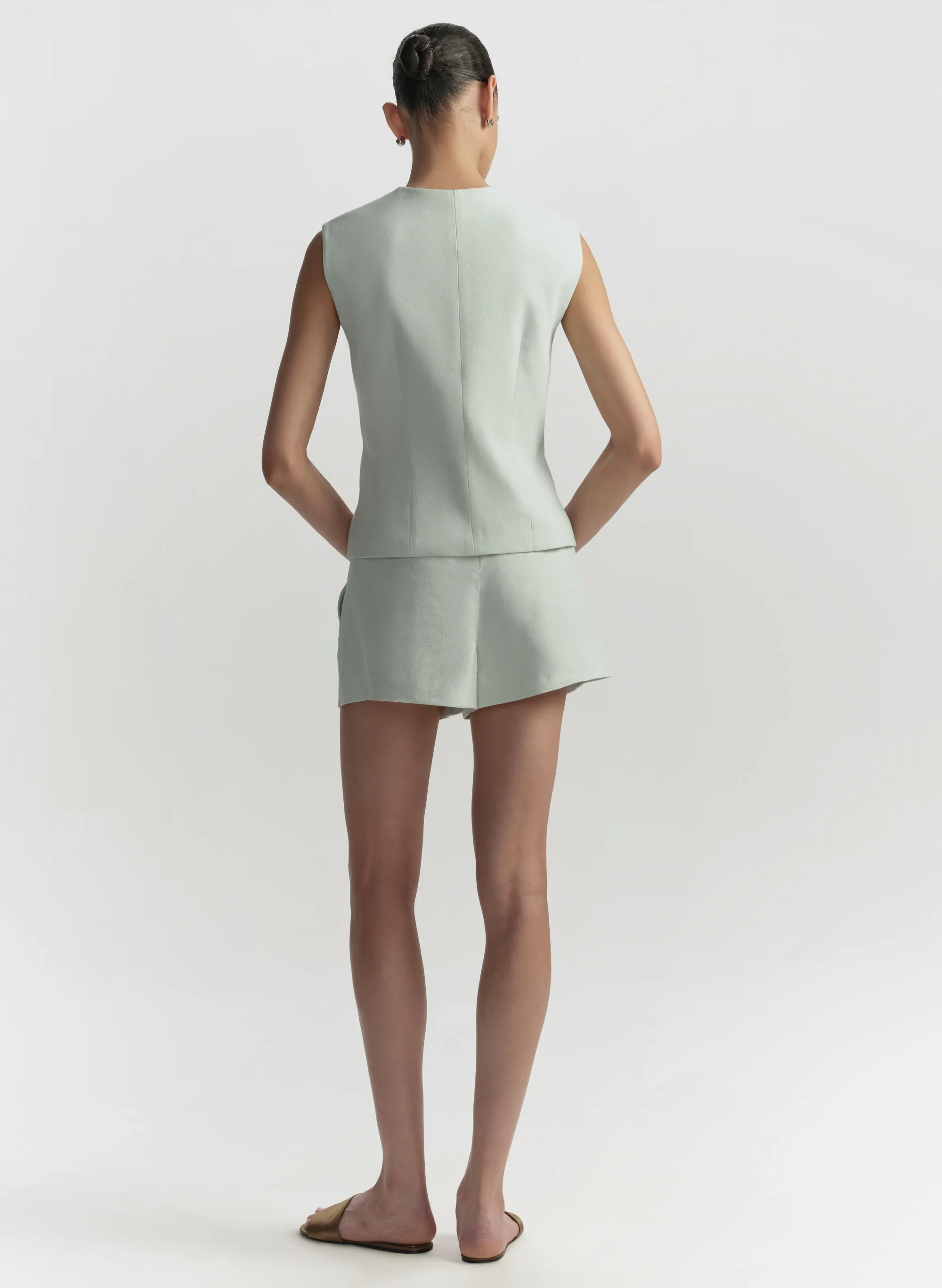 Georgie Linen Vest - Image 5