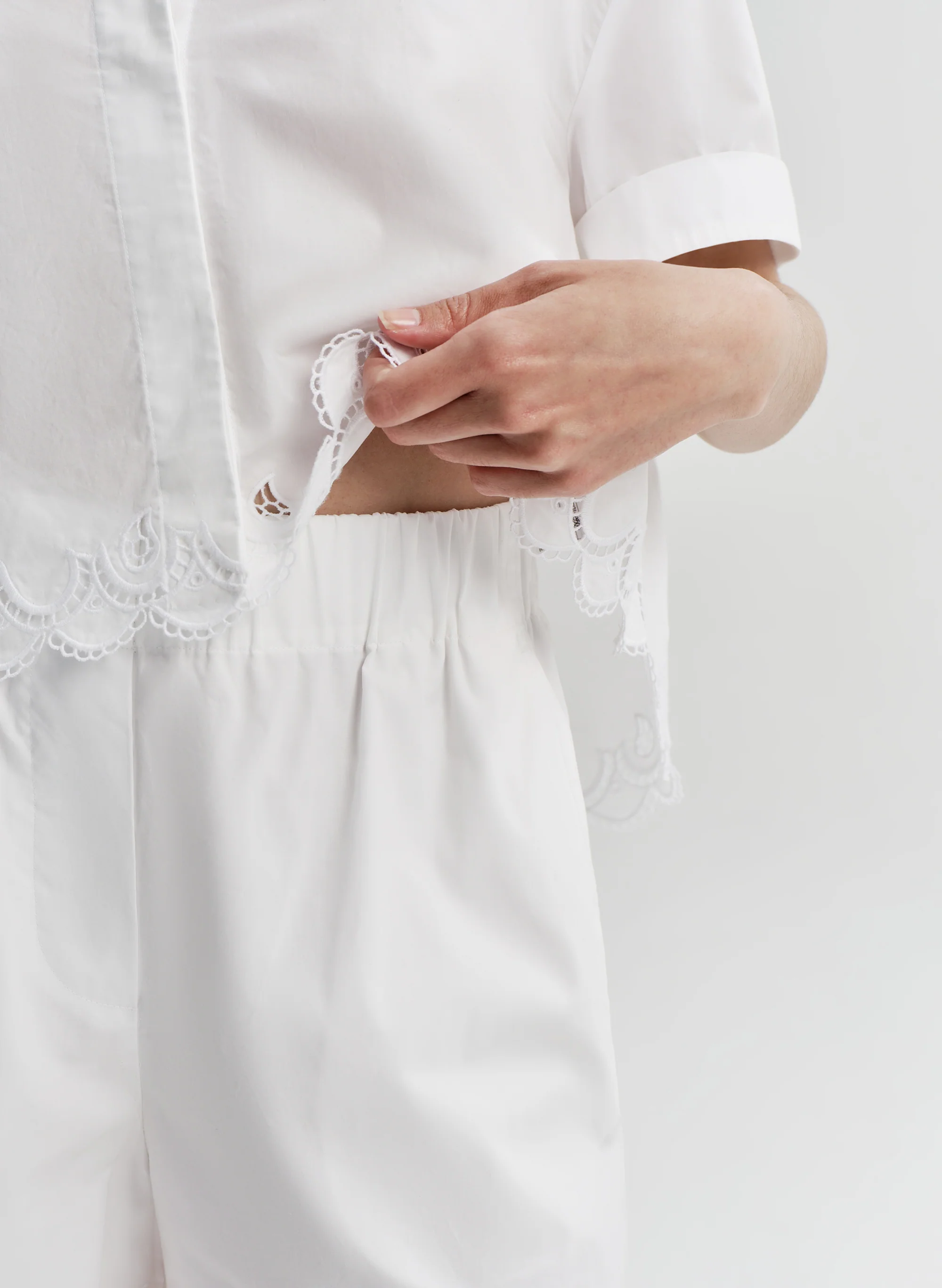 Gigi Embroidered Cotton Short - Image 2
