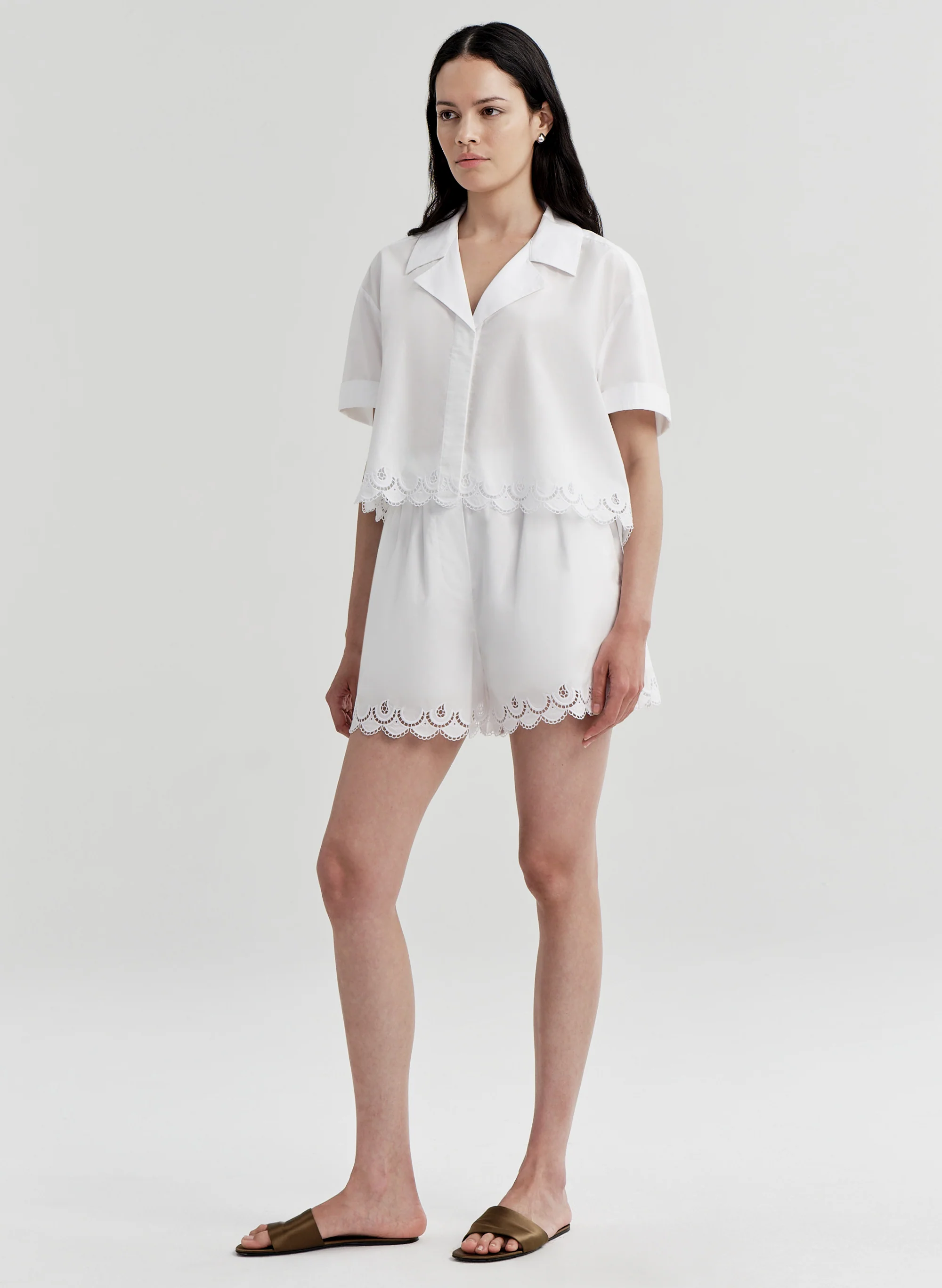 Gigi Embroidered Cotton Short - Image 5