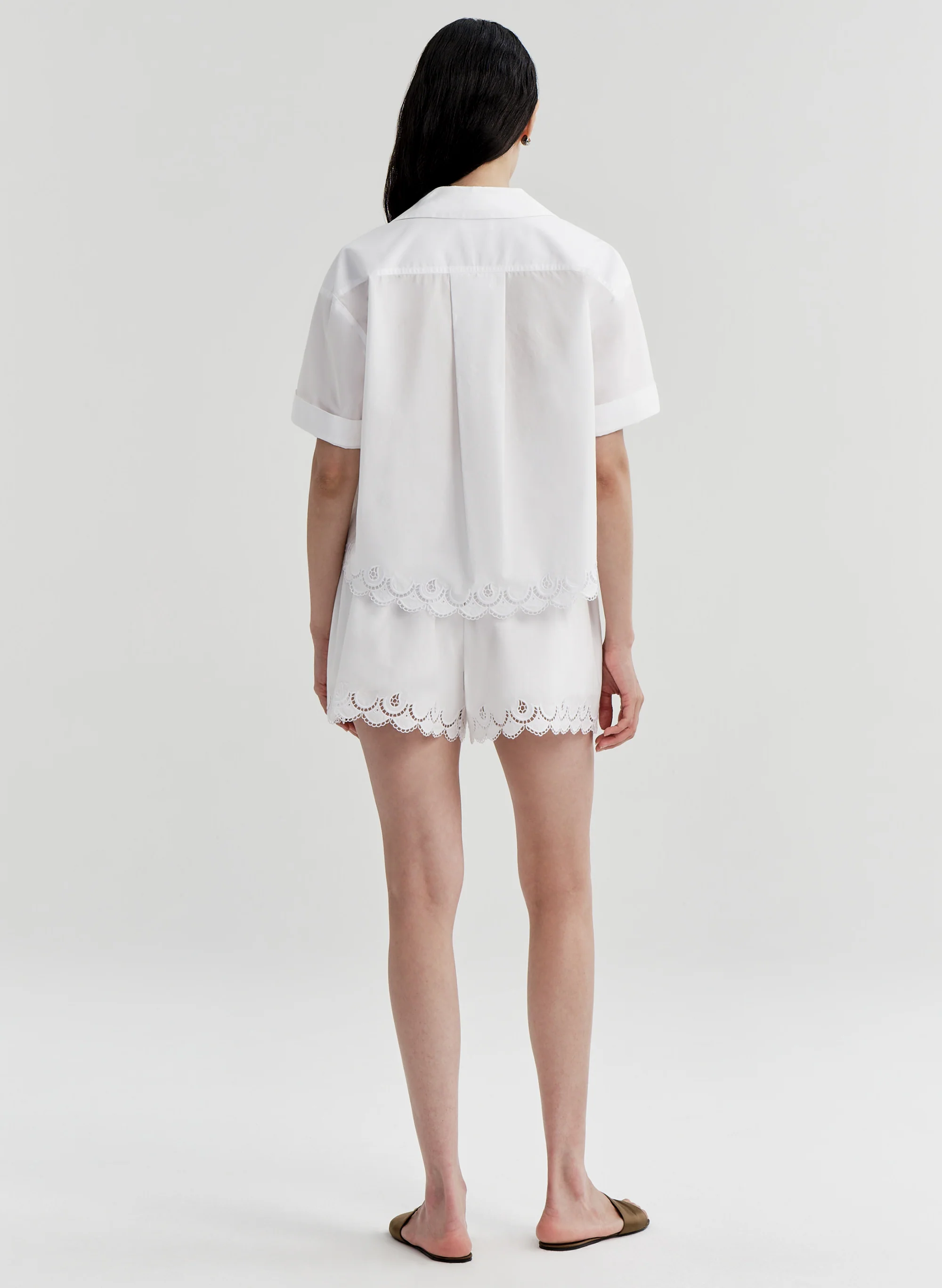 Gigi Embroidered Cotton Short - Image 6