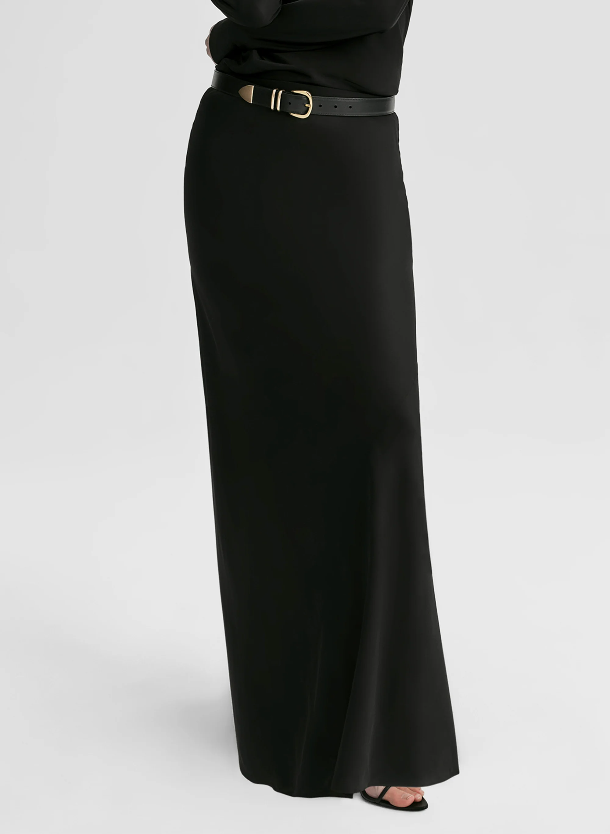 Greta Satin Maxi Skirt - Image 4