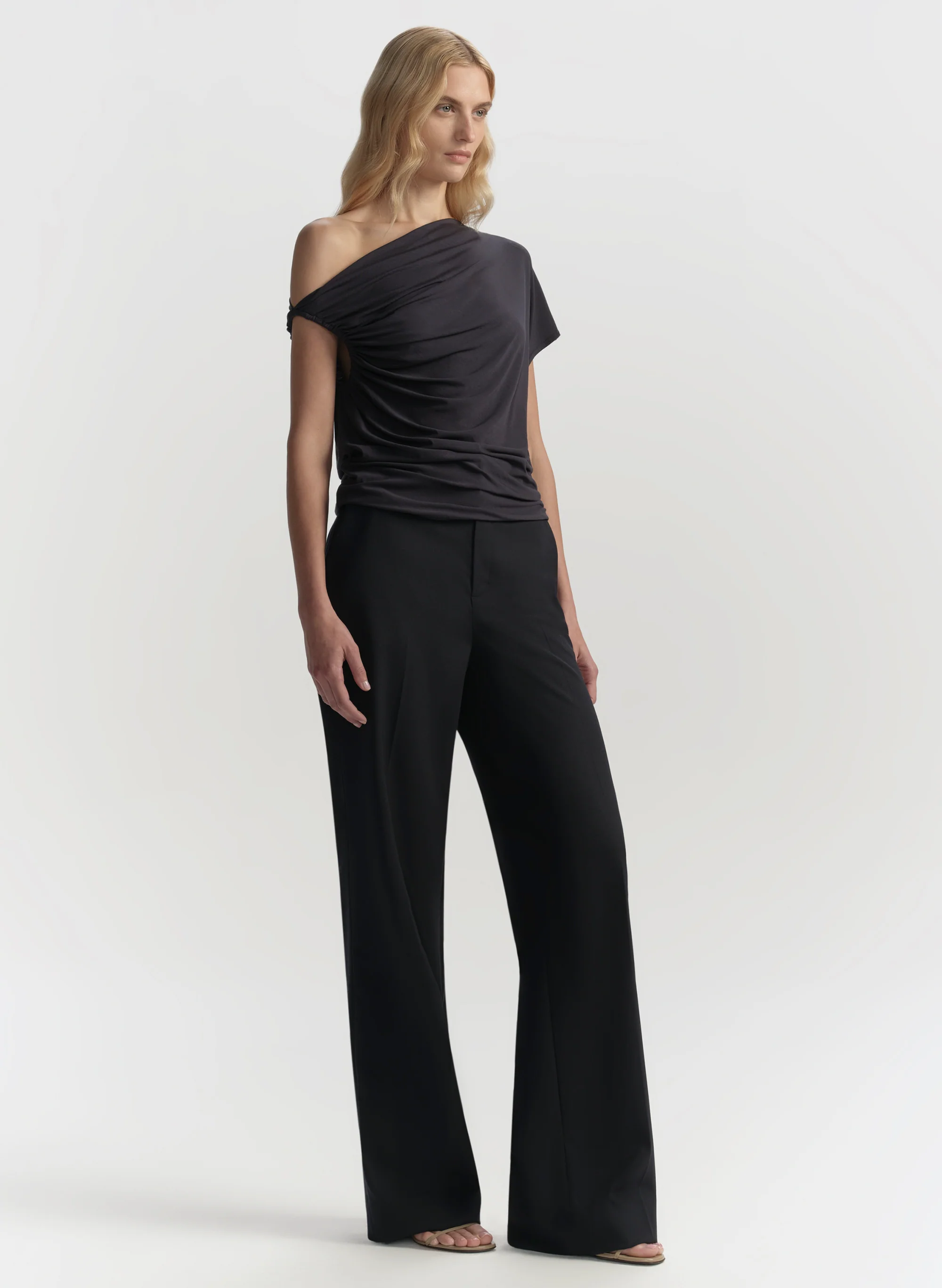 Halle One Shoulder Tee - Image 3