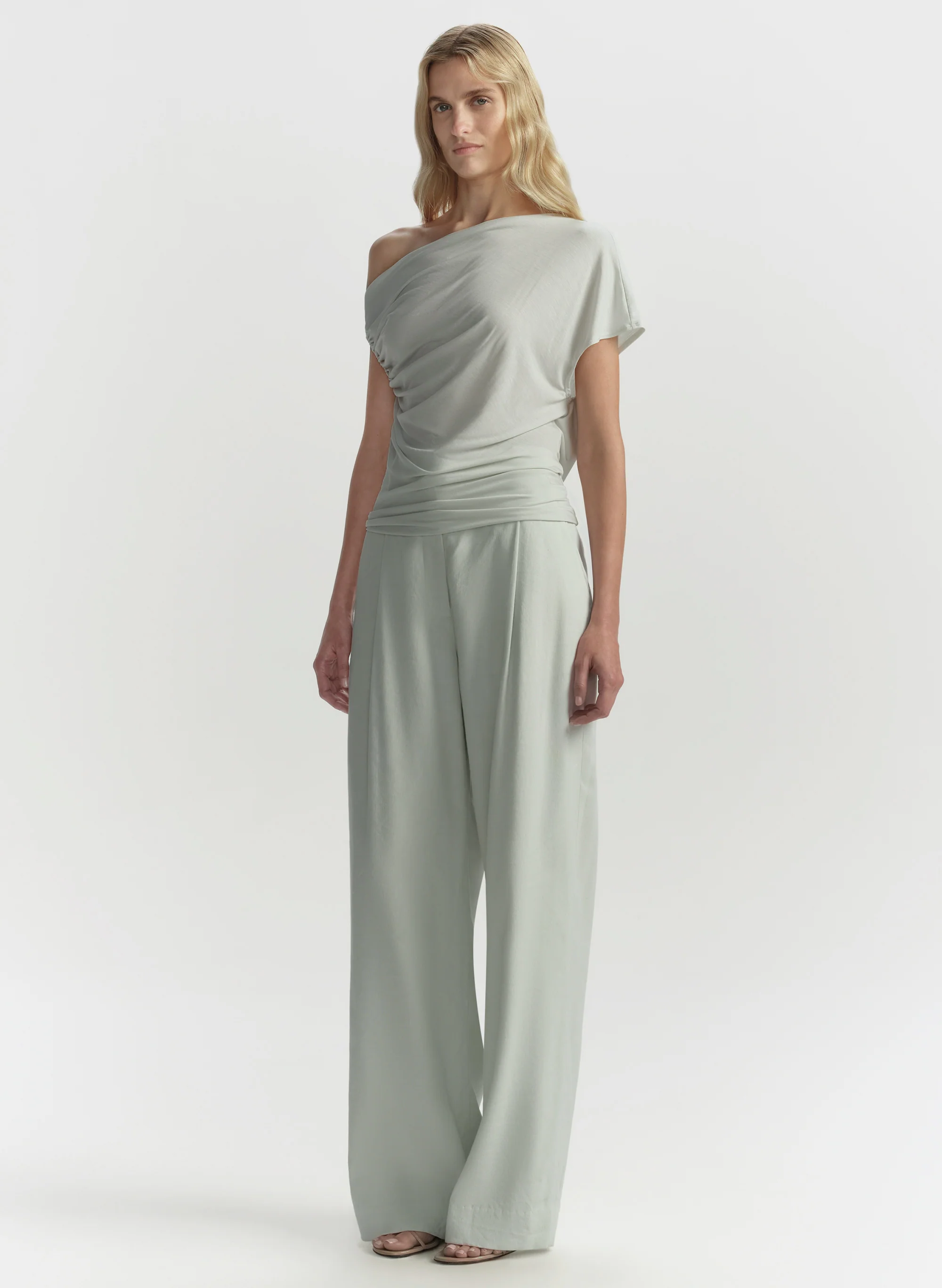 Halle One Shoulder Tee - Image 4