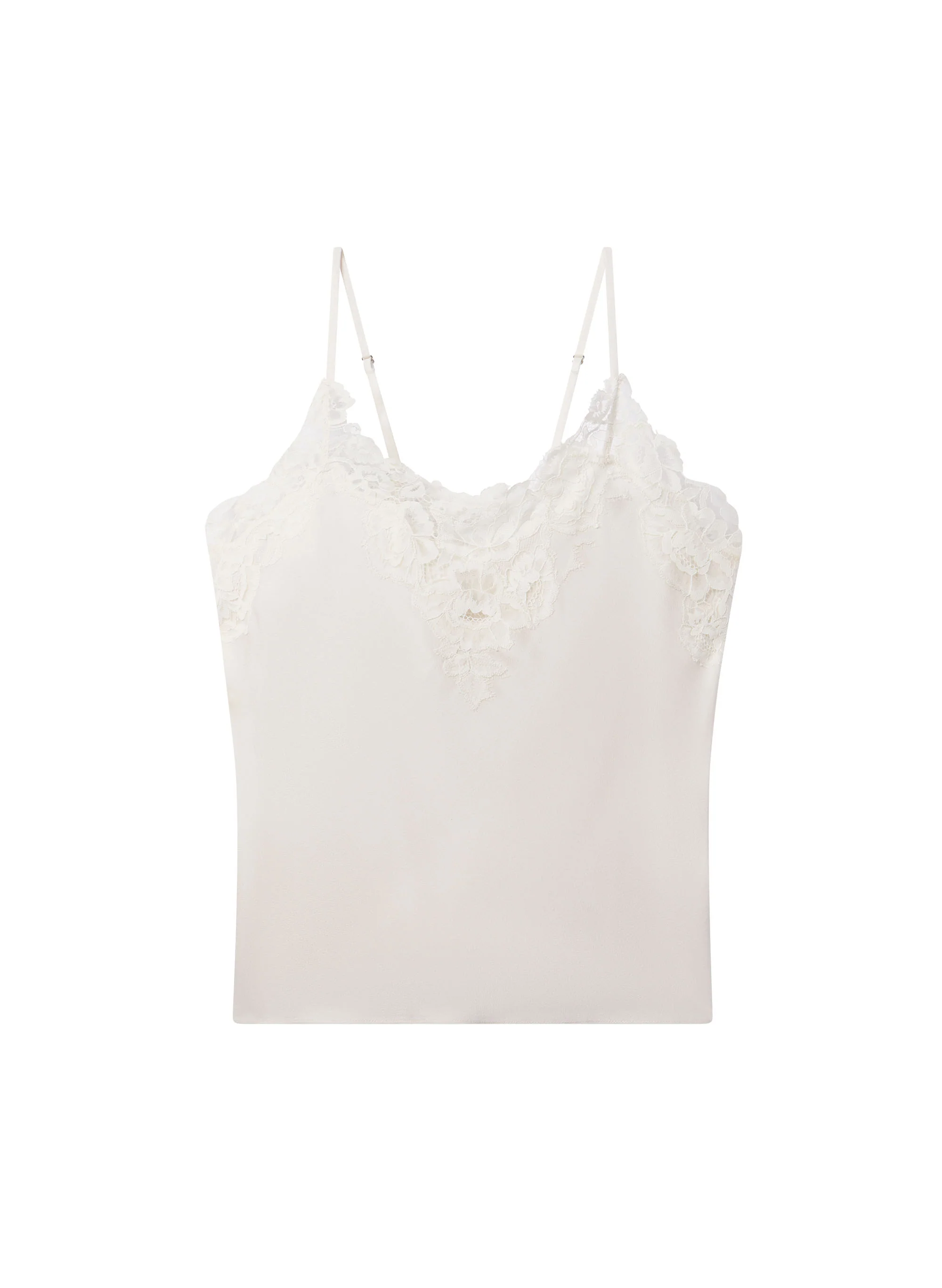 Hana Satin and Lace Camisole Top - Image 6
