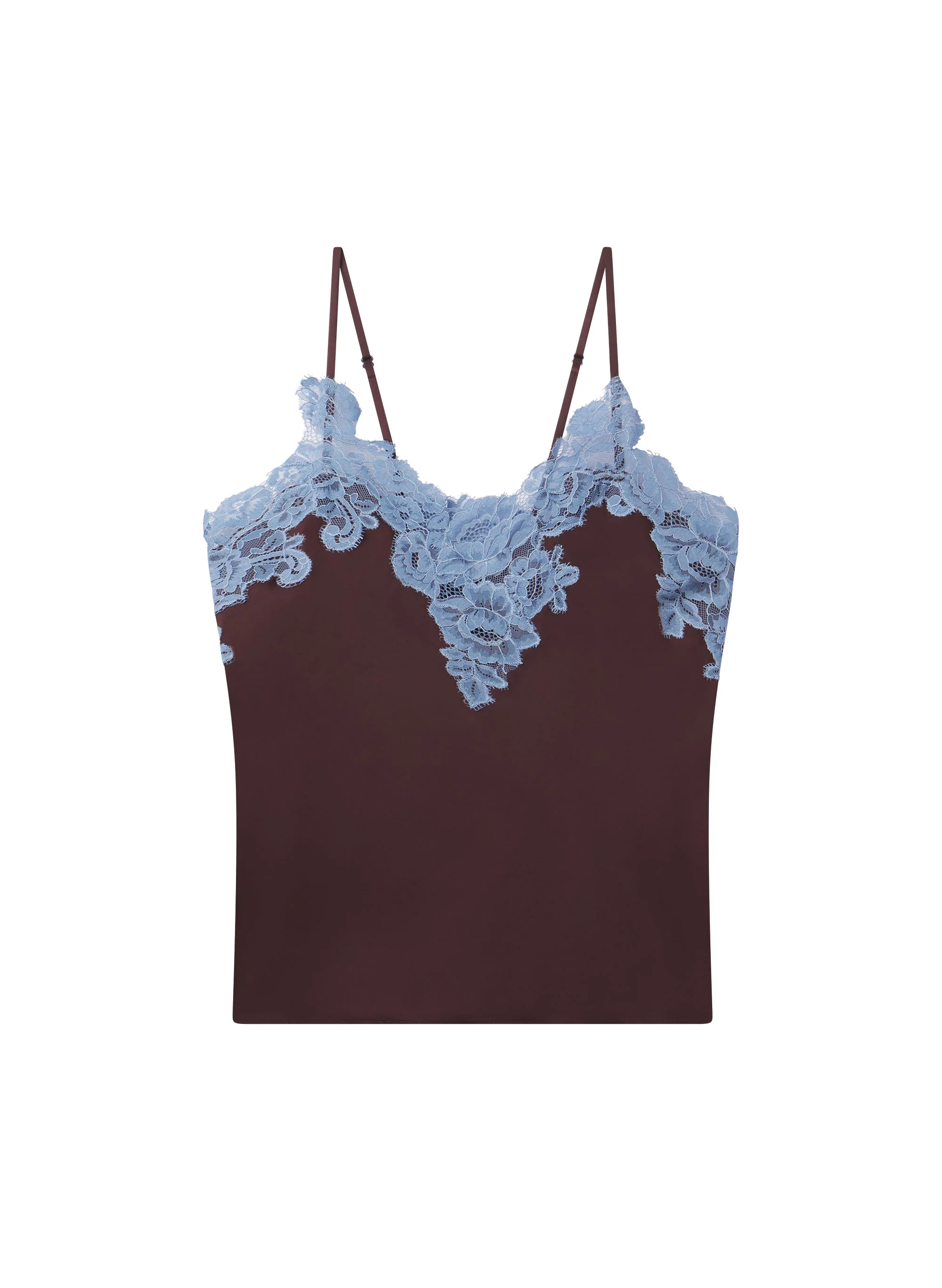 Hana Satin and Lace Camisole Top - Image 6