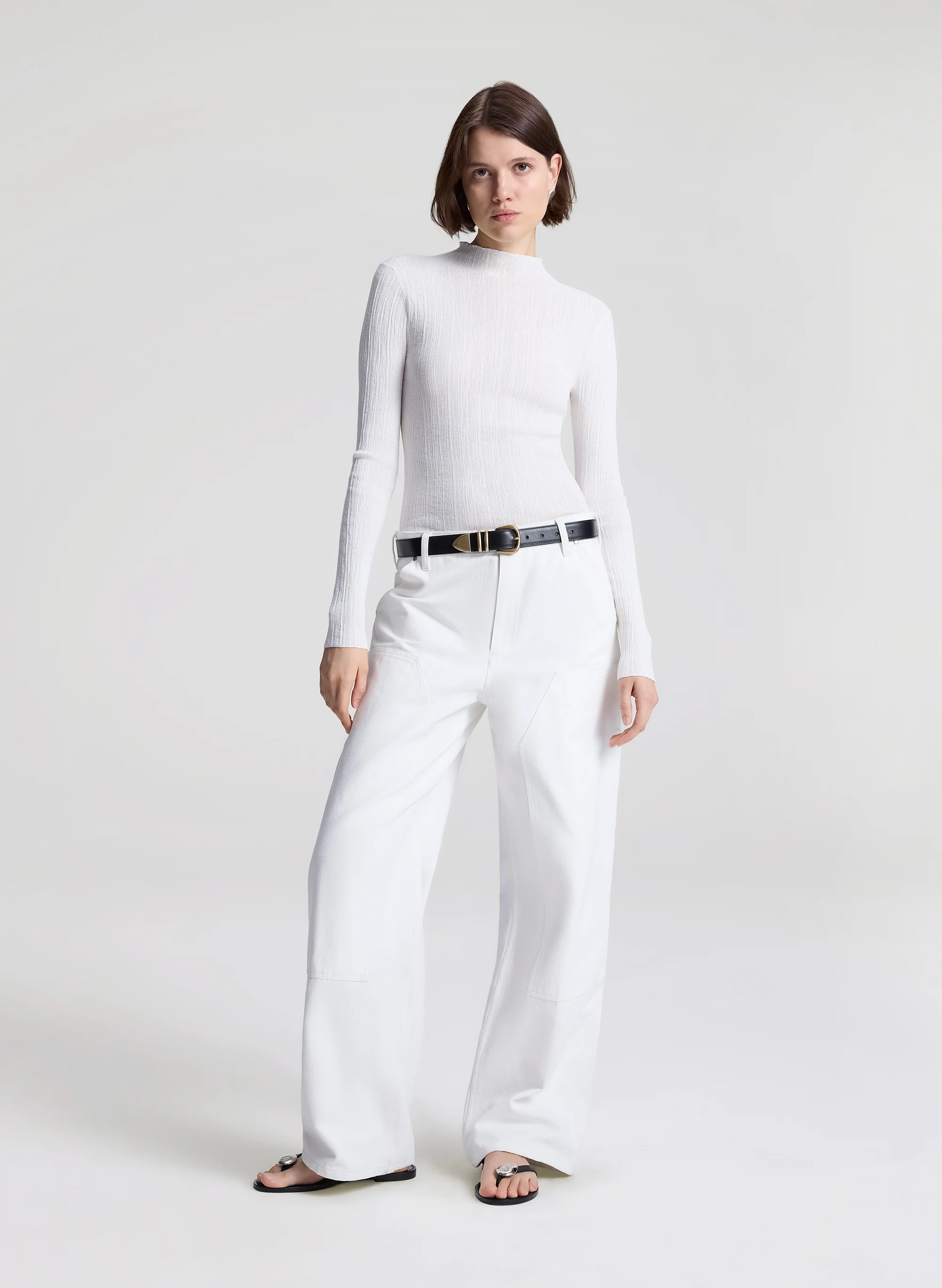 Hugh Fine Cotton Knit Top - Image 5