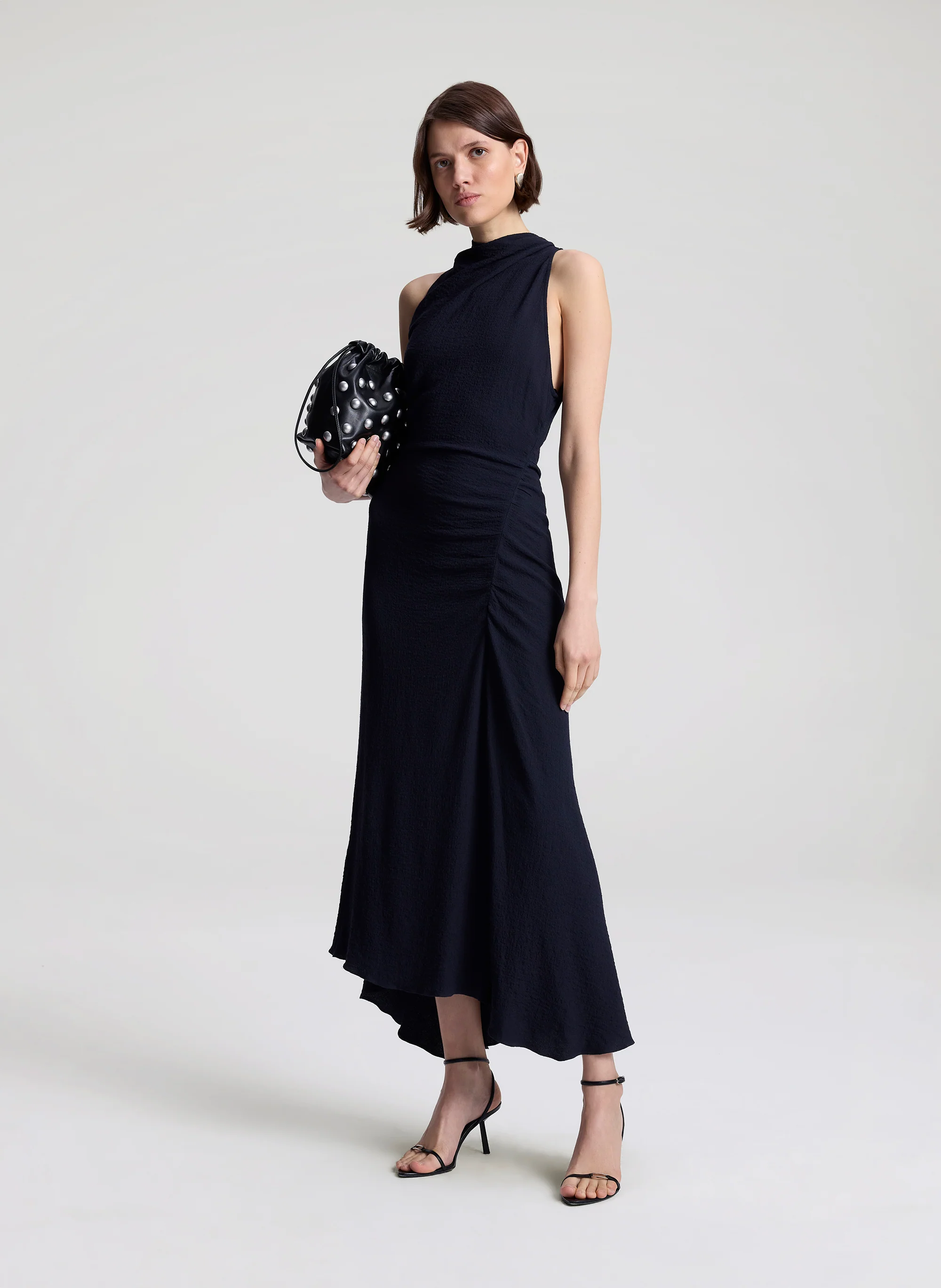 Inez Textured Midi Dress - Image 4