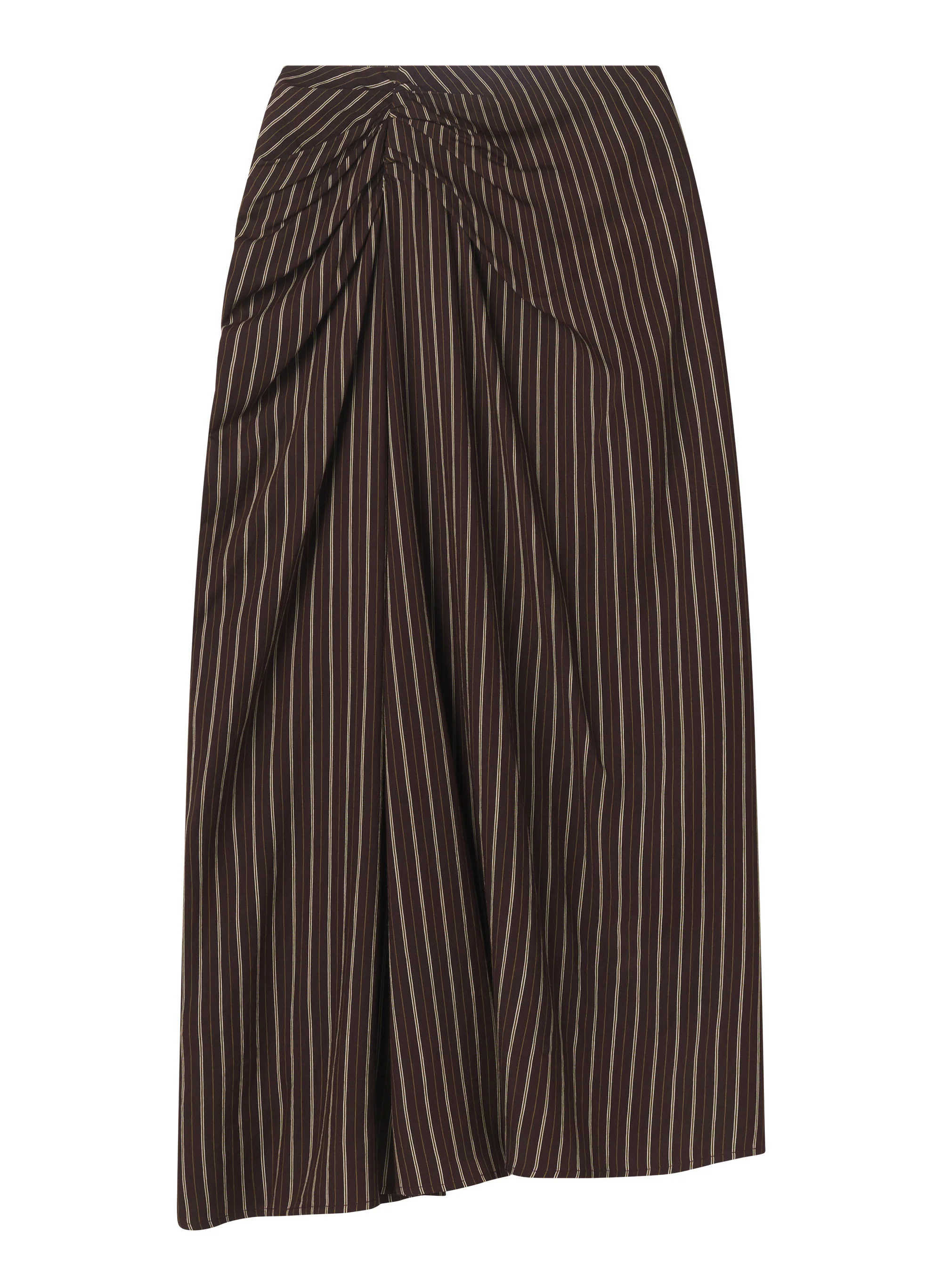 Jean Striped Midi Skirt - Image 6