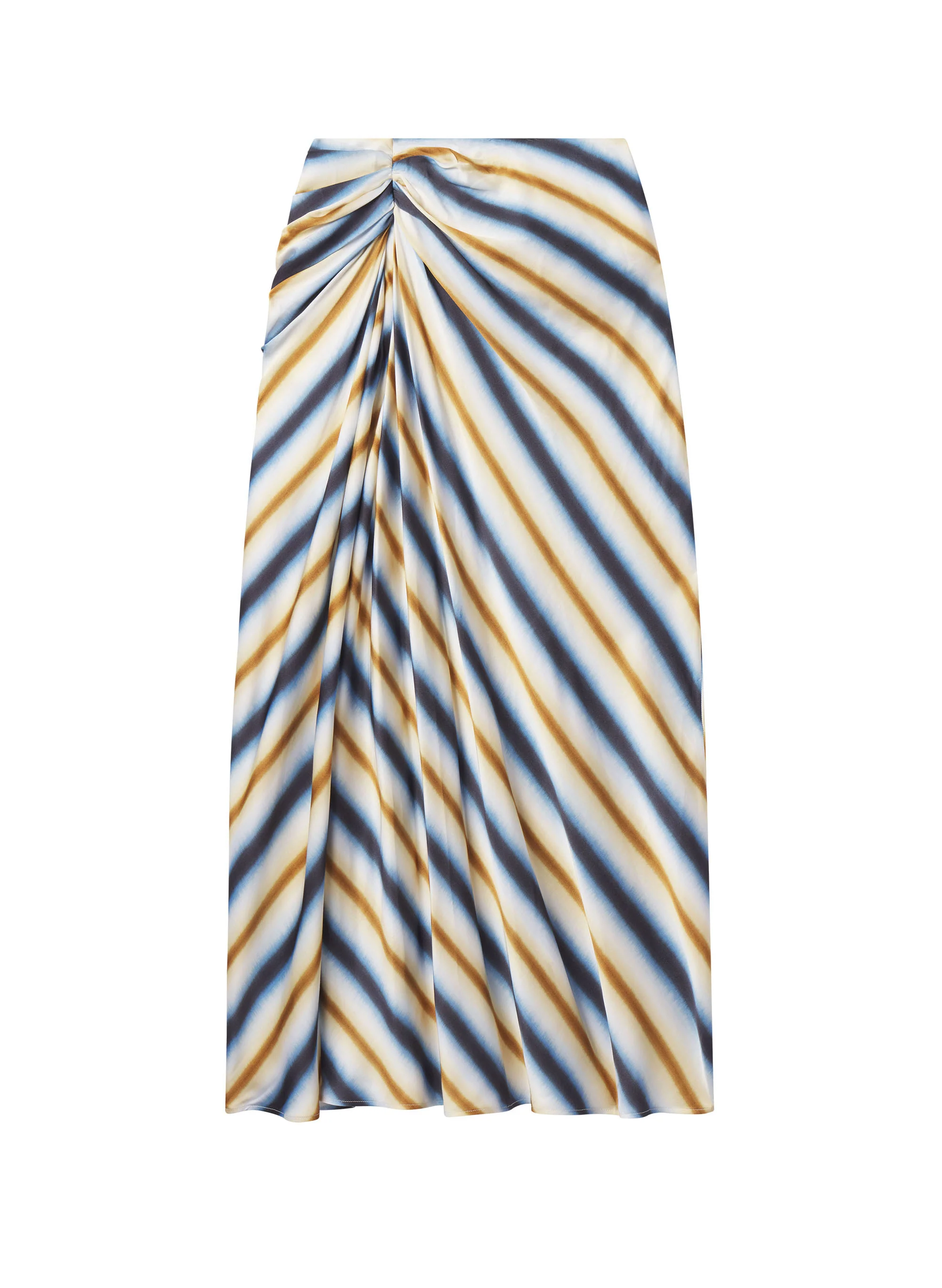 Jean Striped Midi Skirt - Image 6